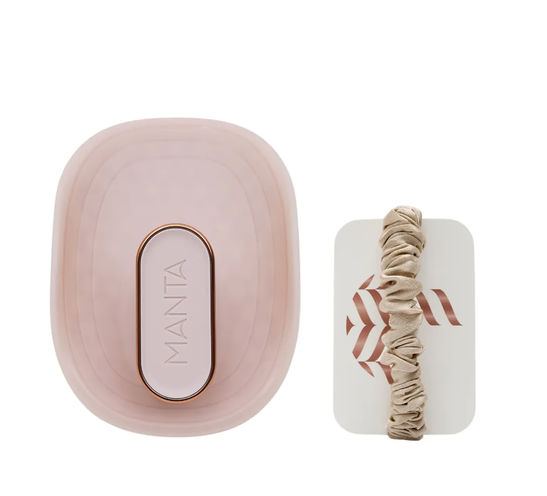 Manta Brush Pink/Rose Gold Limited Edition Щітка для волосся рожева - Фото
