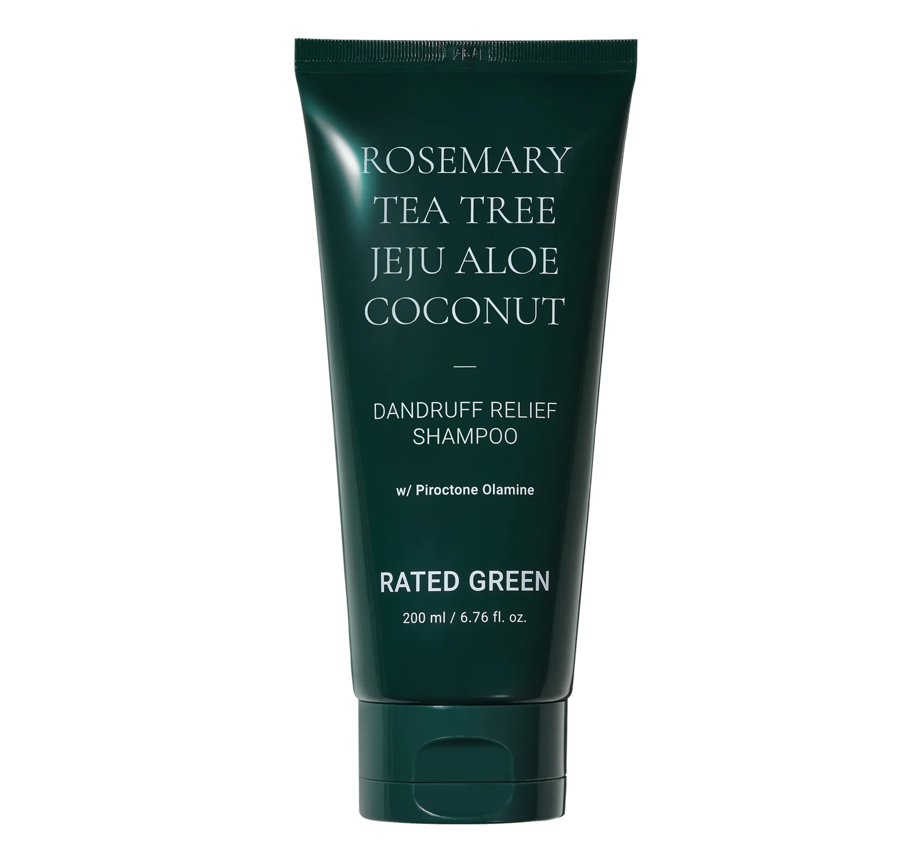 Rated Green Rosemary Tea Tree Coconut Dandruff Relief Shampoo Шампунь проти лупи з розмарином, чайним деревом та кокосом - Фото