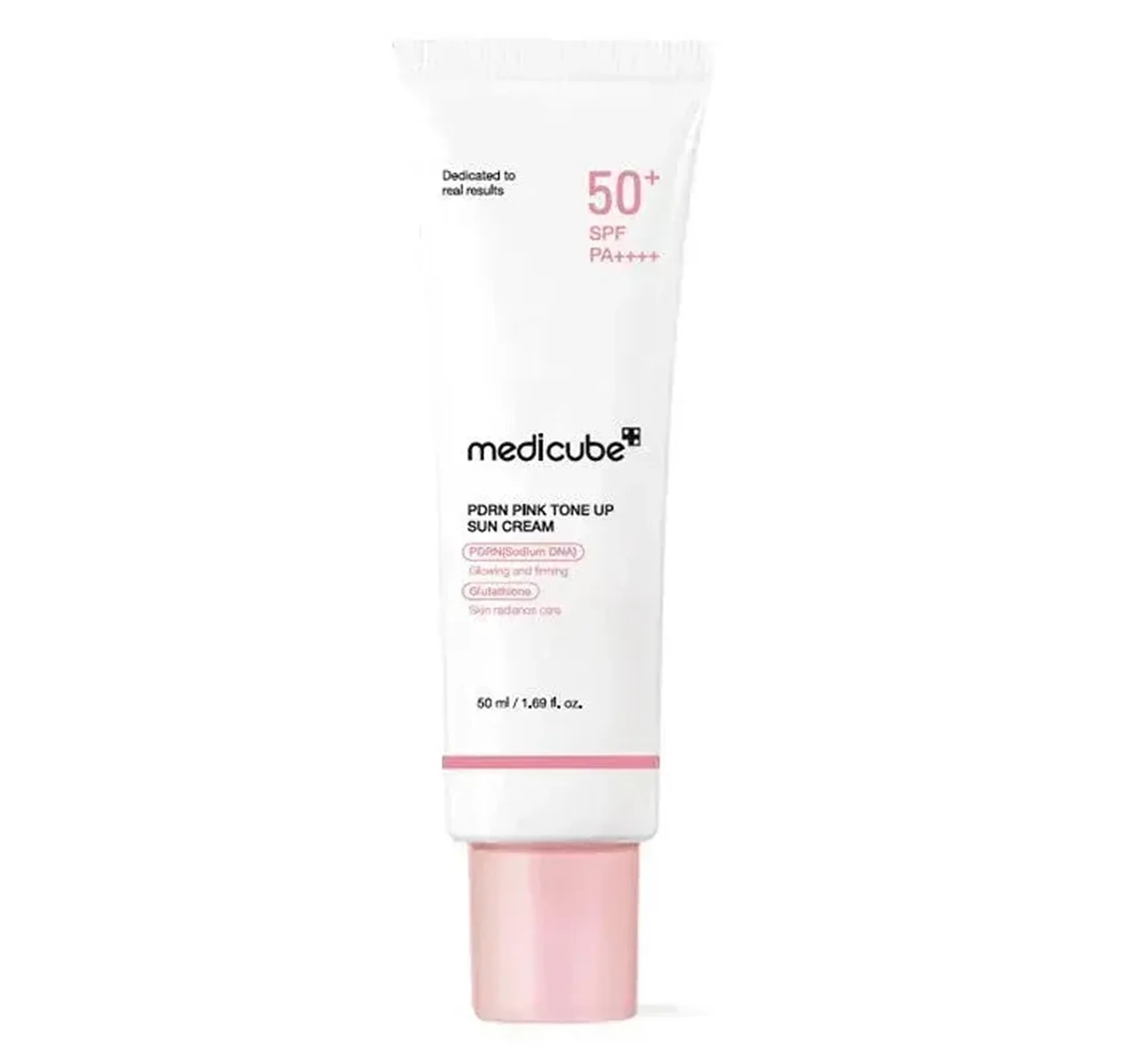 Medicube PDRN Pink Tone Up Cream SPF 50 Сонцезахисний крем з полінуклеотидами - Фото
