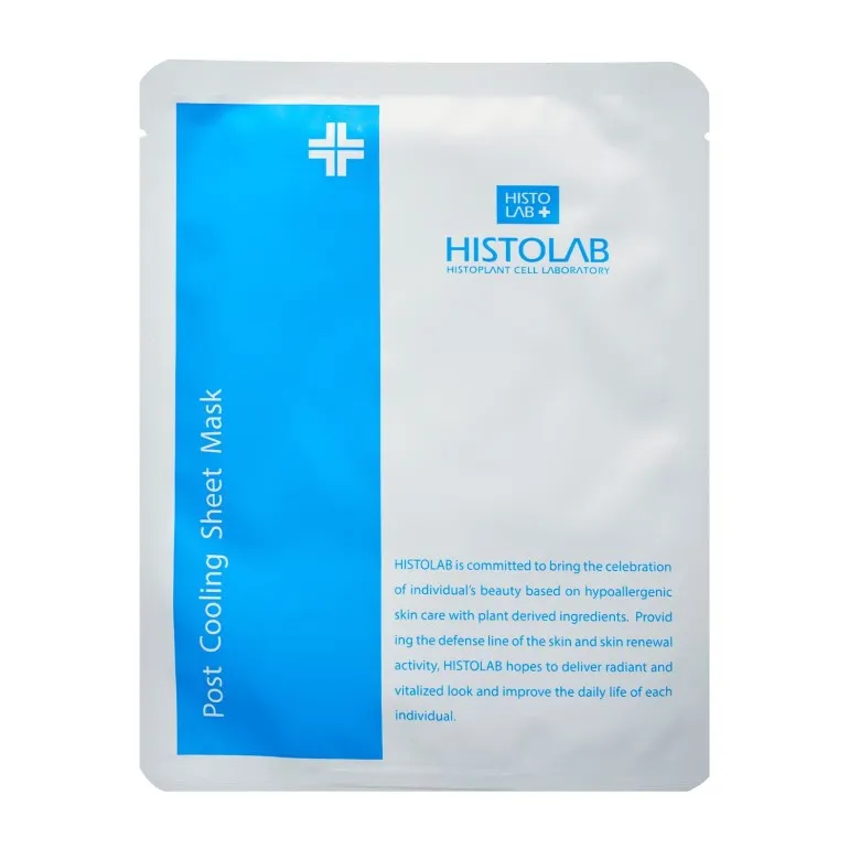 Histolab Post Cooling Sheet Mask Регенеруюча постпроцедурна маска на нетканинній основі з охолоджуючим ефектом - Фото