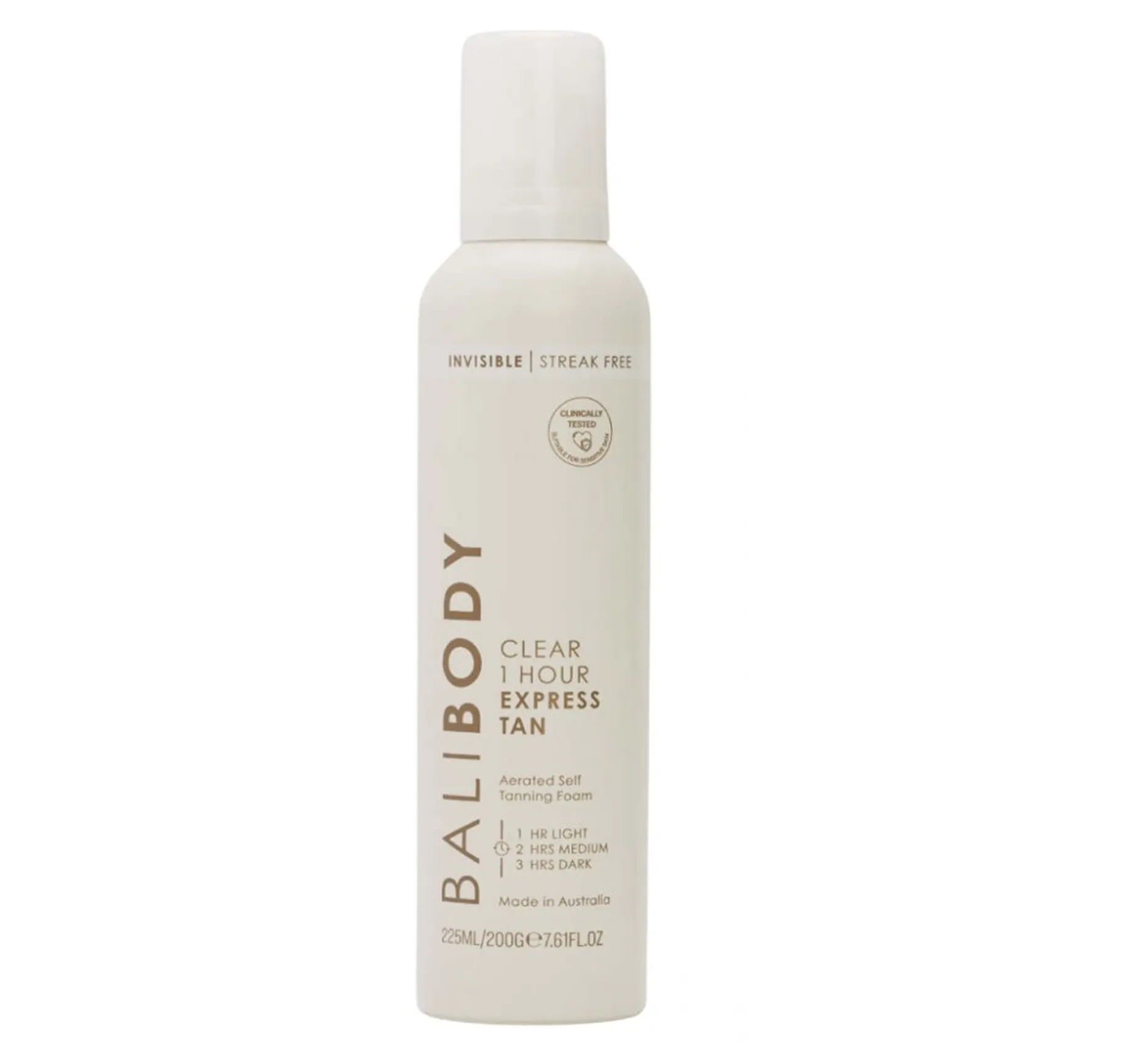 Bali Body Clear 1 Hour Express Self Tan Прозора експрес автозасмага для тіла - Фото