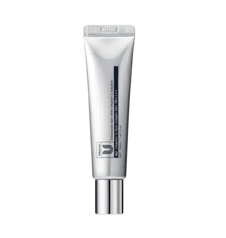 Cu Skin Vitamin U Sun Cream SPF 50+ PA++++ Заспокійливий сонцезахисний крем з вітаміном U та пептидами - Фото