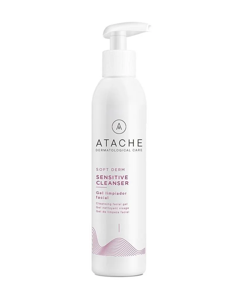 Atache Soft Derm Sensitive Cleanser Очищуючий гель pH 5.6 на основі термального концентрату - Фото