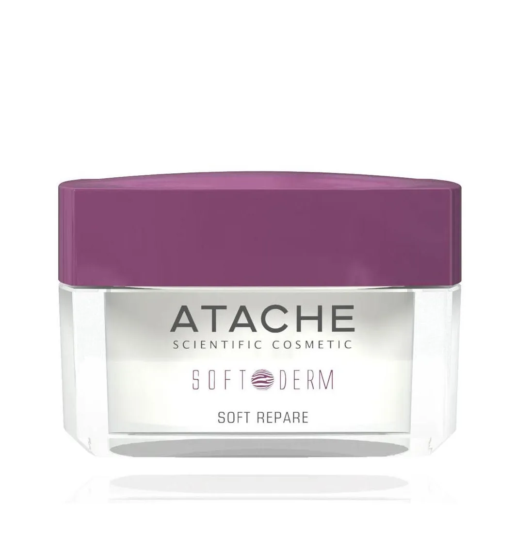 Atache Soft Derm Soft Repare Нічний відновлюючий антикуперозный крем - Фото