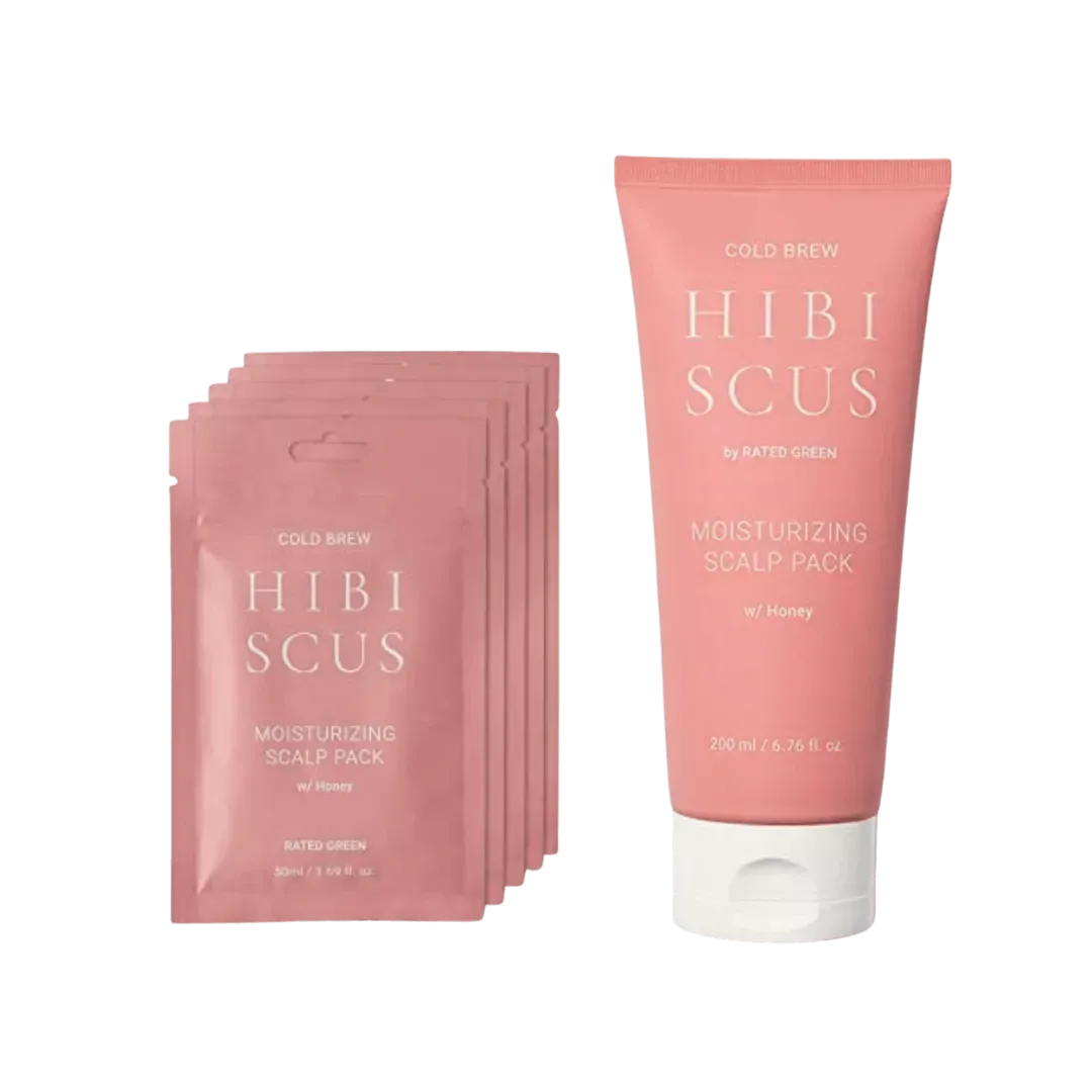 (Outlet) Rated Green Cold Brew Hibiscus Moisturizing Scalp Pack Зволожуюча маска для сухої шкіри голови і волосся з екстрактом гібіскусу 50 ml - Фото