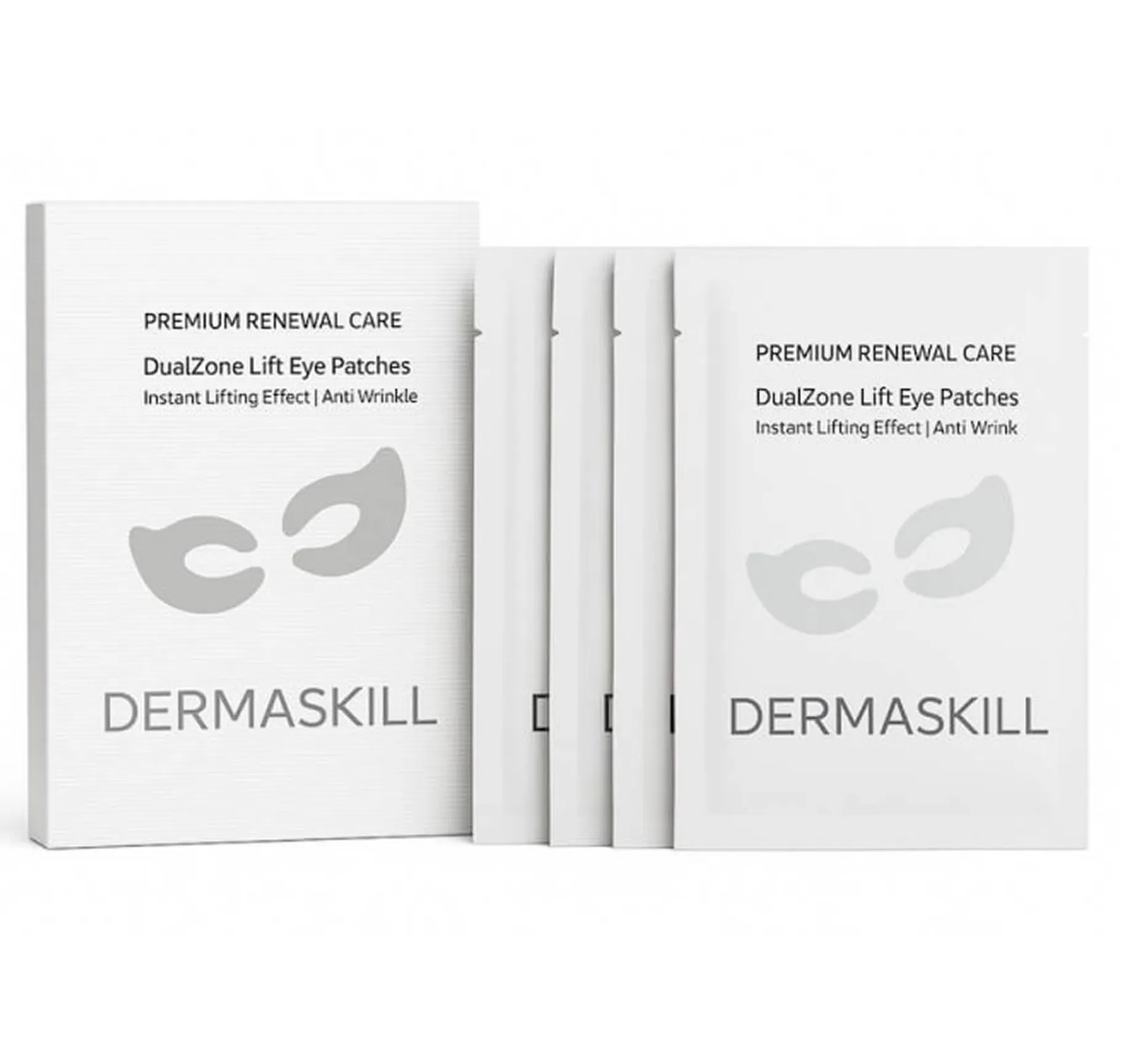 Dermaskill DualZone Lift Eye Patches Двозональні ліфтинг-патчі з ботулоподібною дією - Фото
