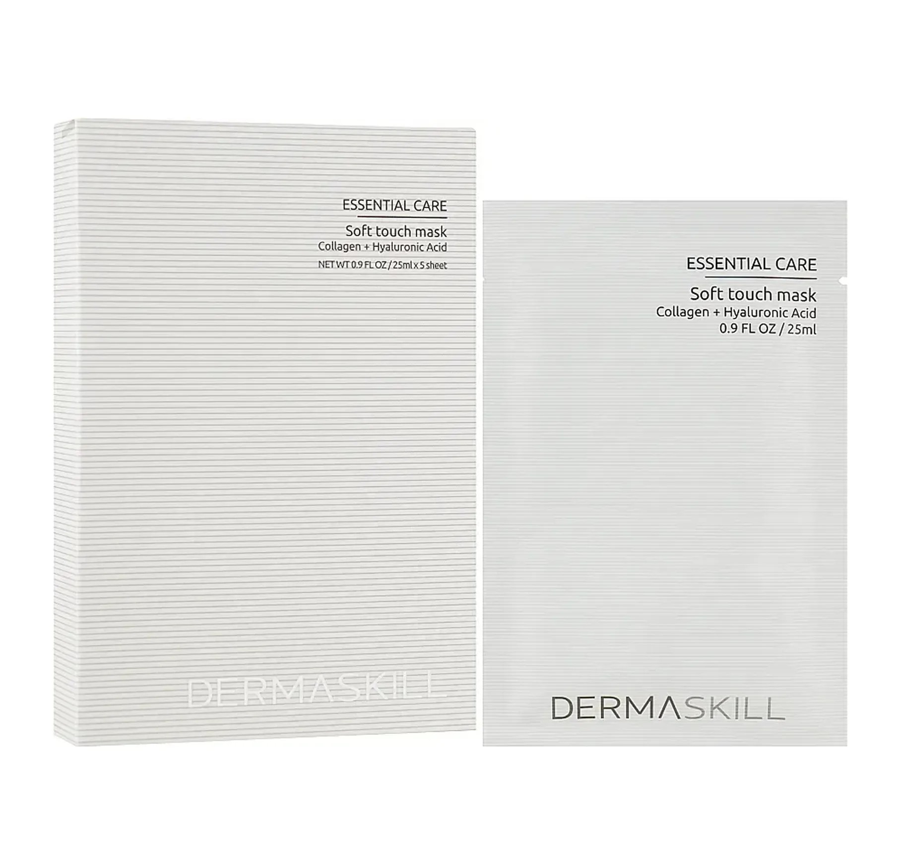 Dermaskill Soft Touch Mask Набір тканинних масок з колагеном і гіалуроновою кислотою - Фото