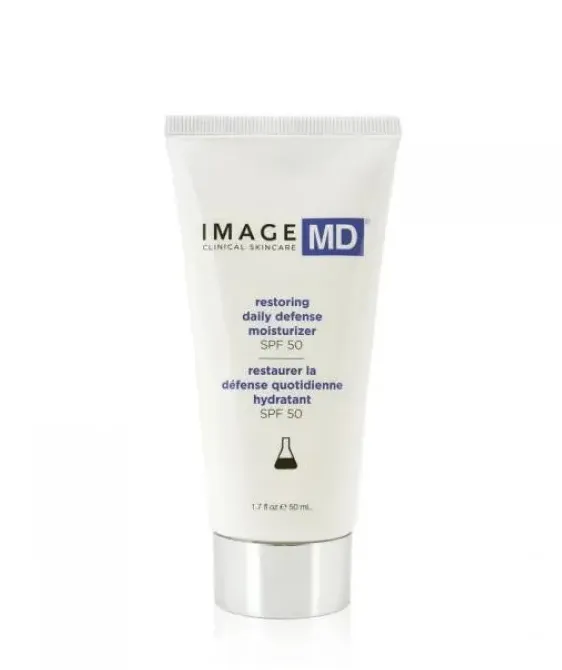 (Outlet) Image Skincare MD Restoring Daily Defense Moisturizer Денний сонцезахисний крем з SPF 50 - Фото