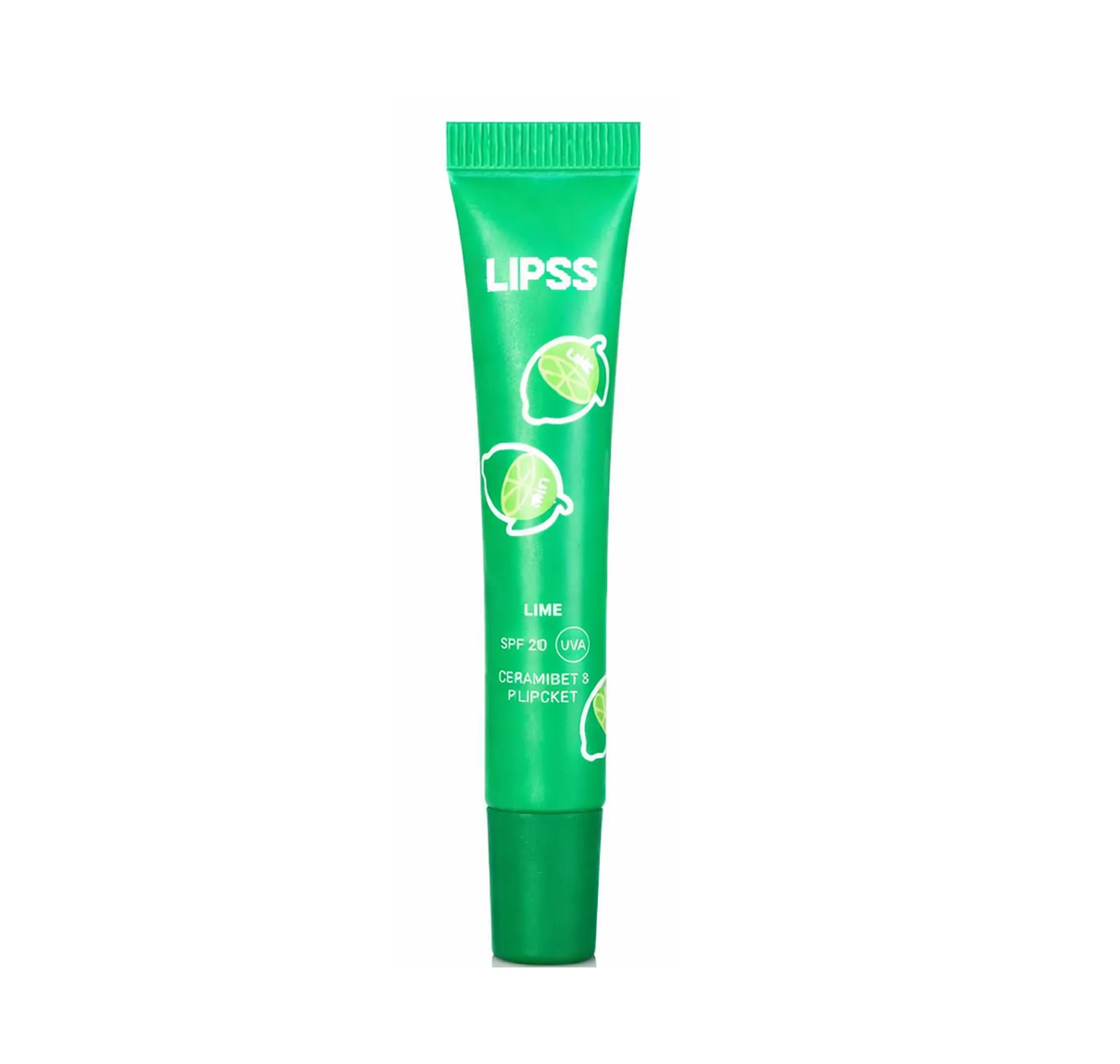 Lipss Lime Lipper SPF 20 Блиск для губ Лайм з SPF 20 - Фото