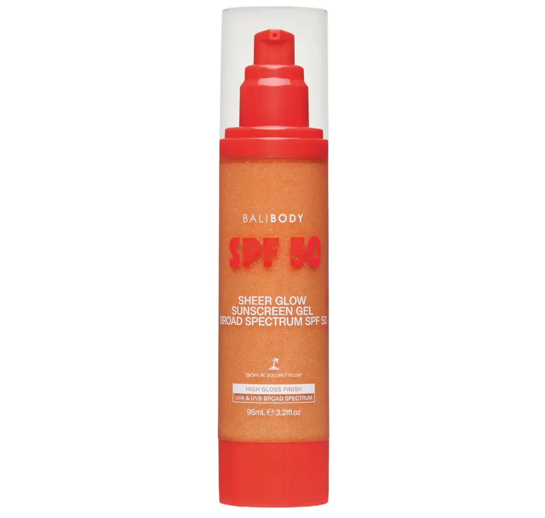 Bali Body Sheer Glow Sunscreen SPF 50 Сонцезахисний гель з ефектом сяйва - Фото