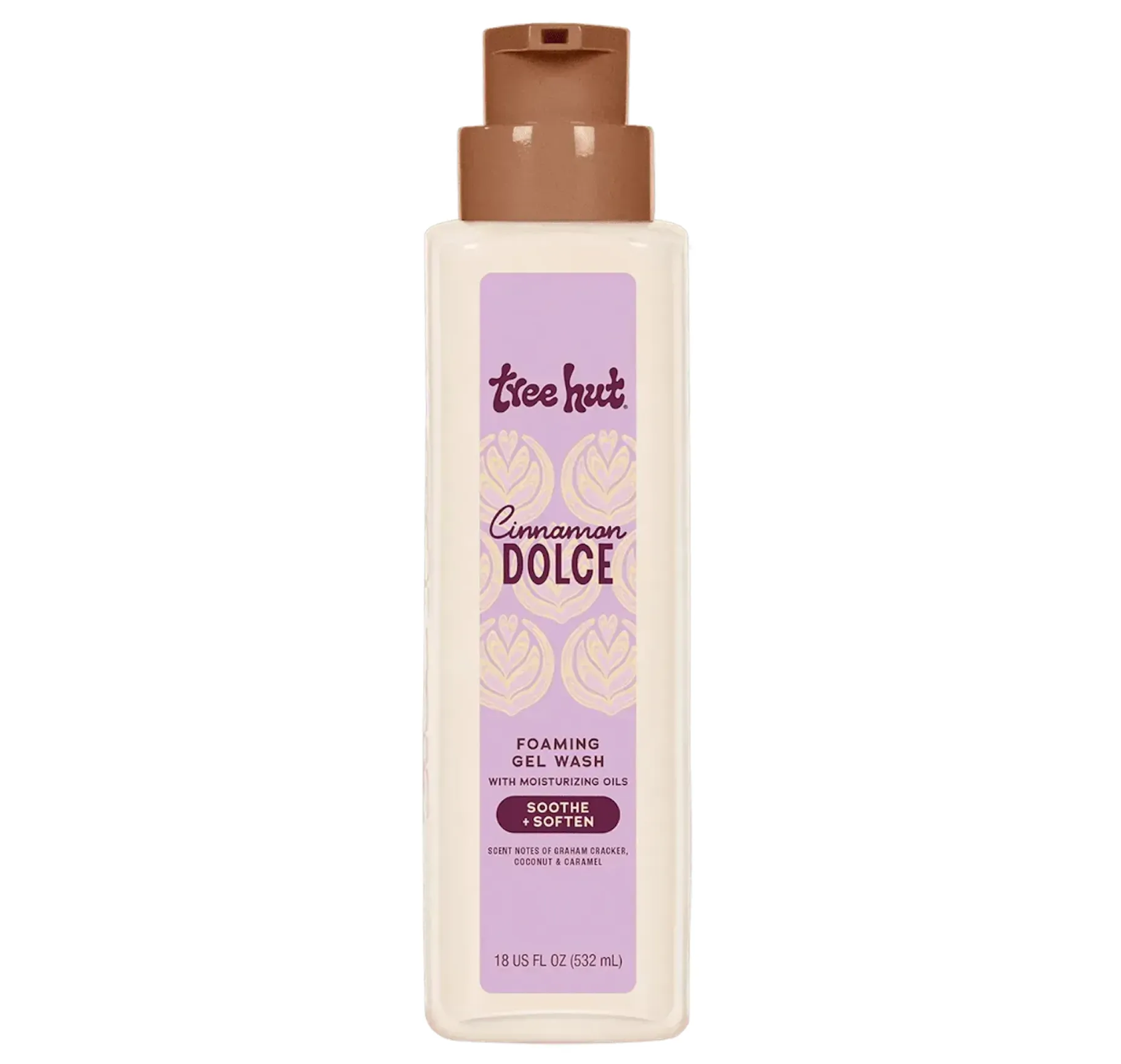 Tree Hut Cinnamon Dolce Foaming Gel Wash Гель для душу з ароматом крекерів та солоної карамелі - Фото