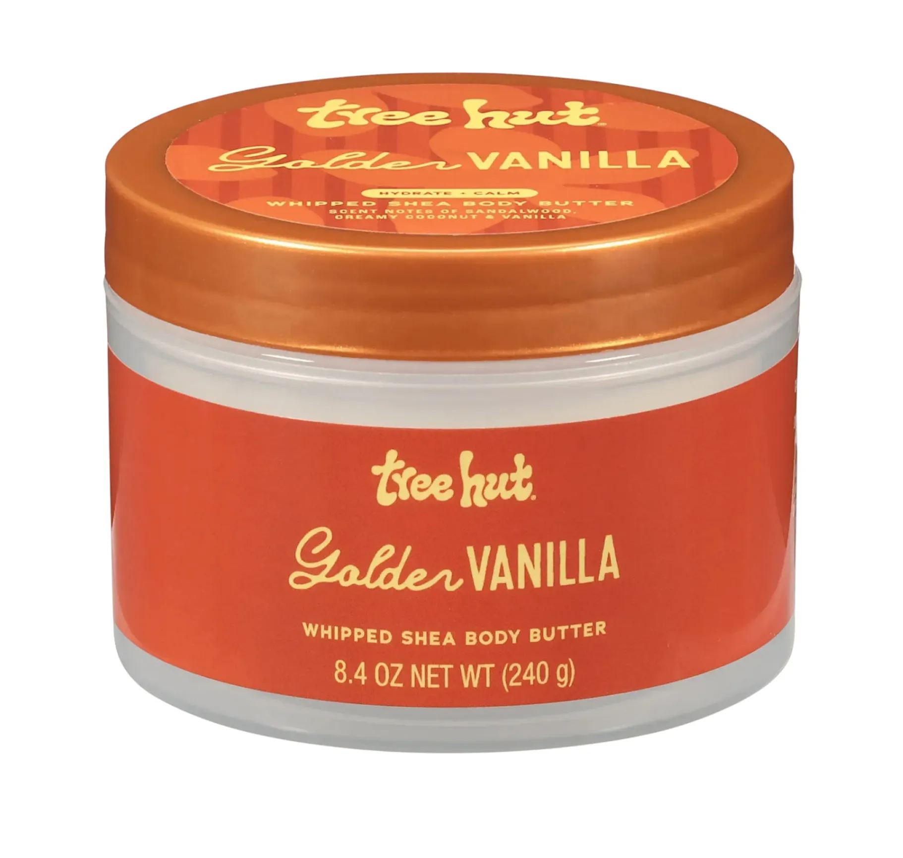Tree Hut Golden Vanilla Whipped Body Butter Батер для тіла з ароматом ванілі та кокоса - Фото