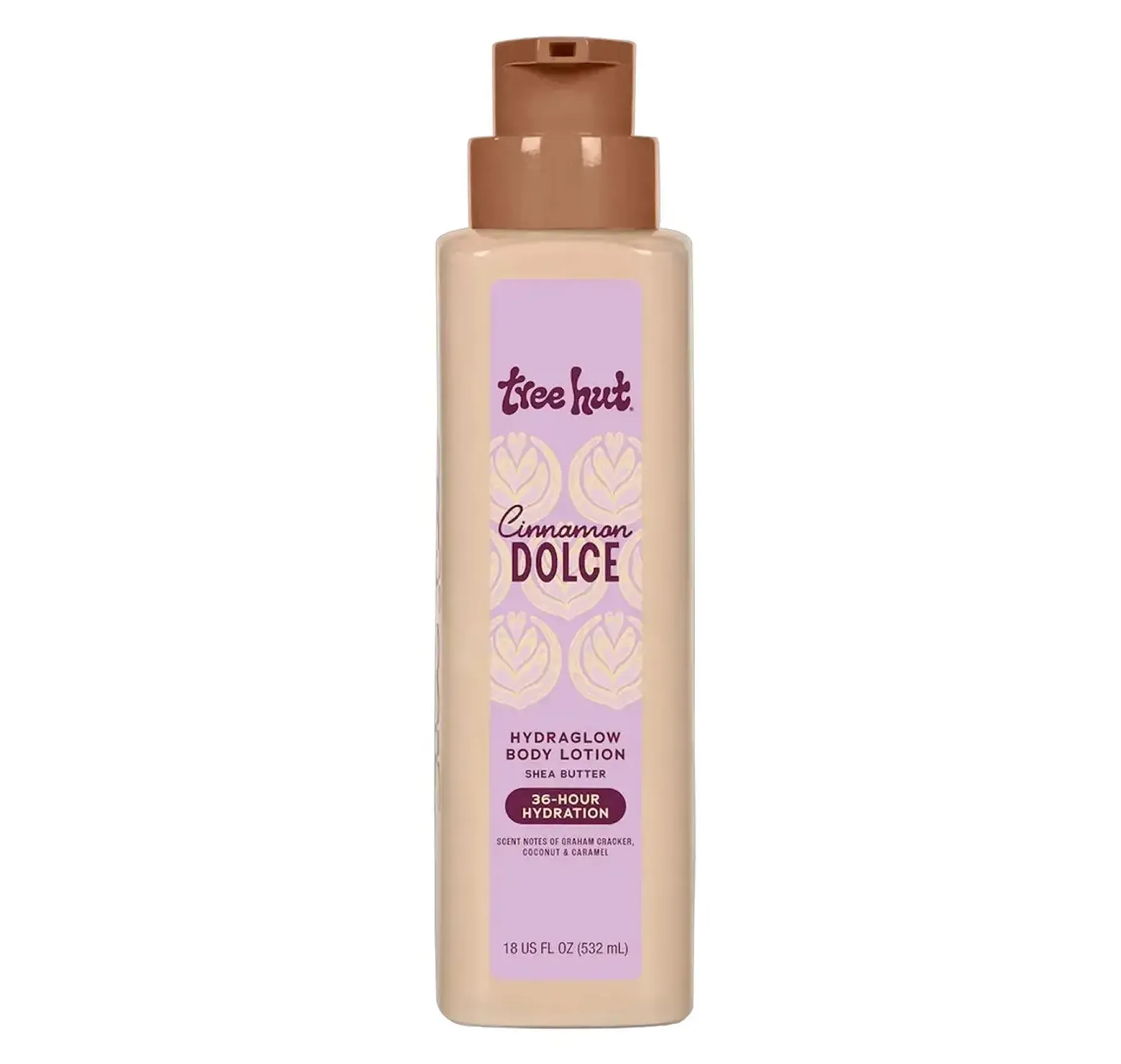Tree Hut Cinnamon Dolce Hydraglow Body Lotion Зволожувальний лосьйон для тіла з ароматом крекерів та солоної карамелі - Фото