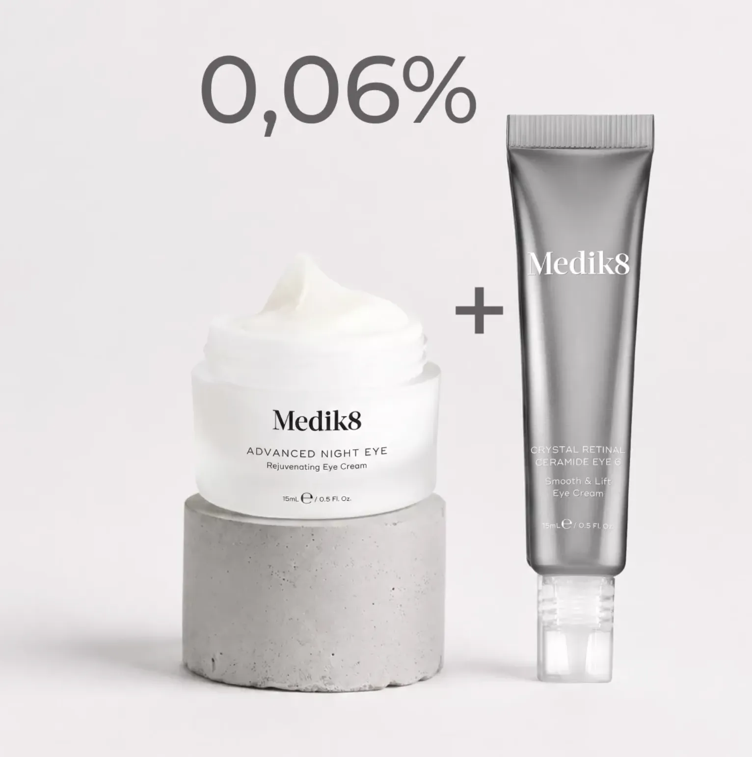 Medik8 Crystal Retinal Ceramide Eye 6 + Advanced Night Eye Set Дует для омолодження шкіри навколо очей - Фото