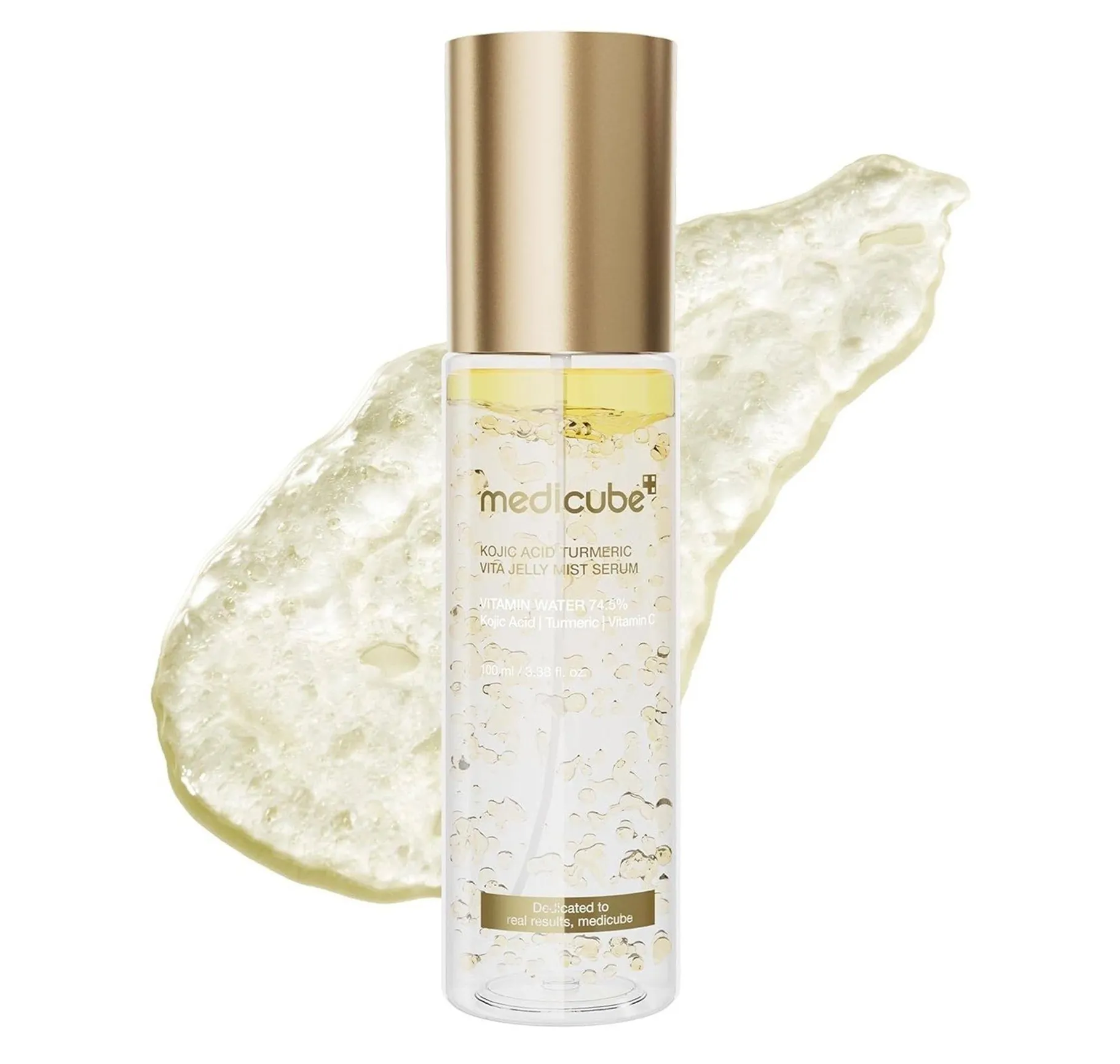 Medicube Kojic Acid Turmeric Vita Jelly Serum Освітлювальна гель-сироватка з койєвою кислотою та куркумою - Фото