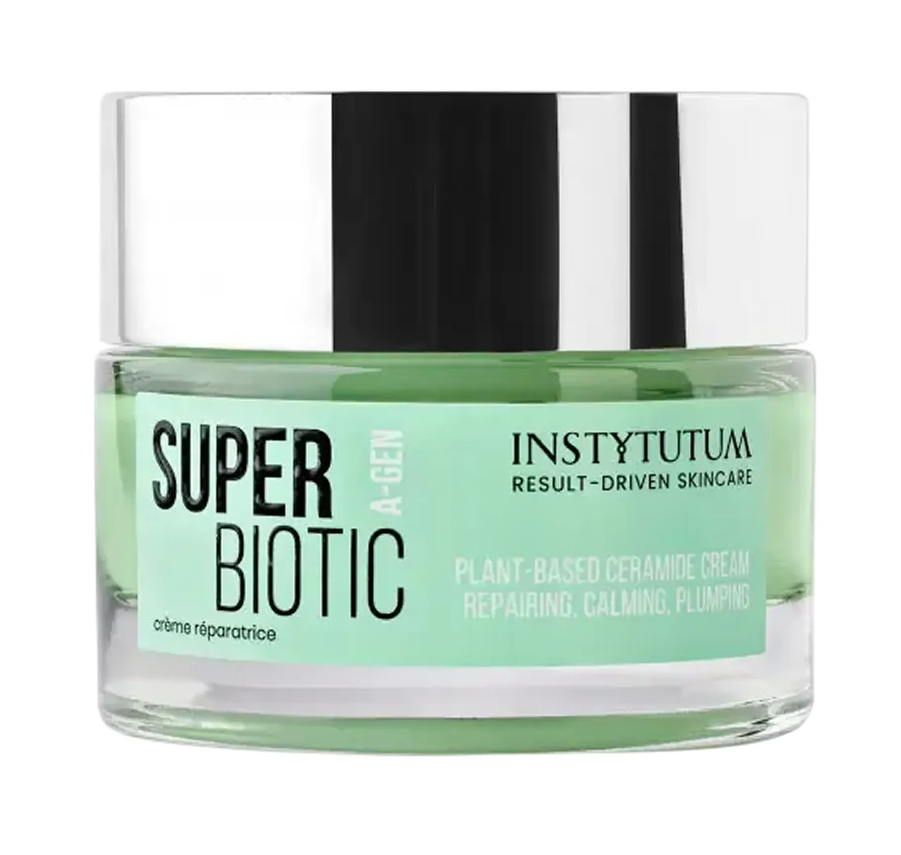 (Outlet) Instytutum Super Biotic Plant-Based Ceramide Cream Заспокійливий зволожувальний крем на основі рослинних керамідів для обличчя - Фото