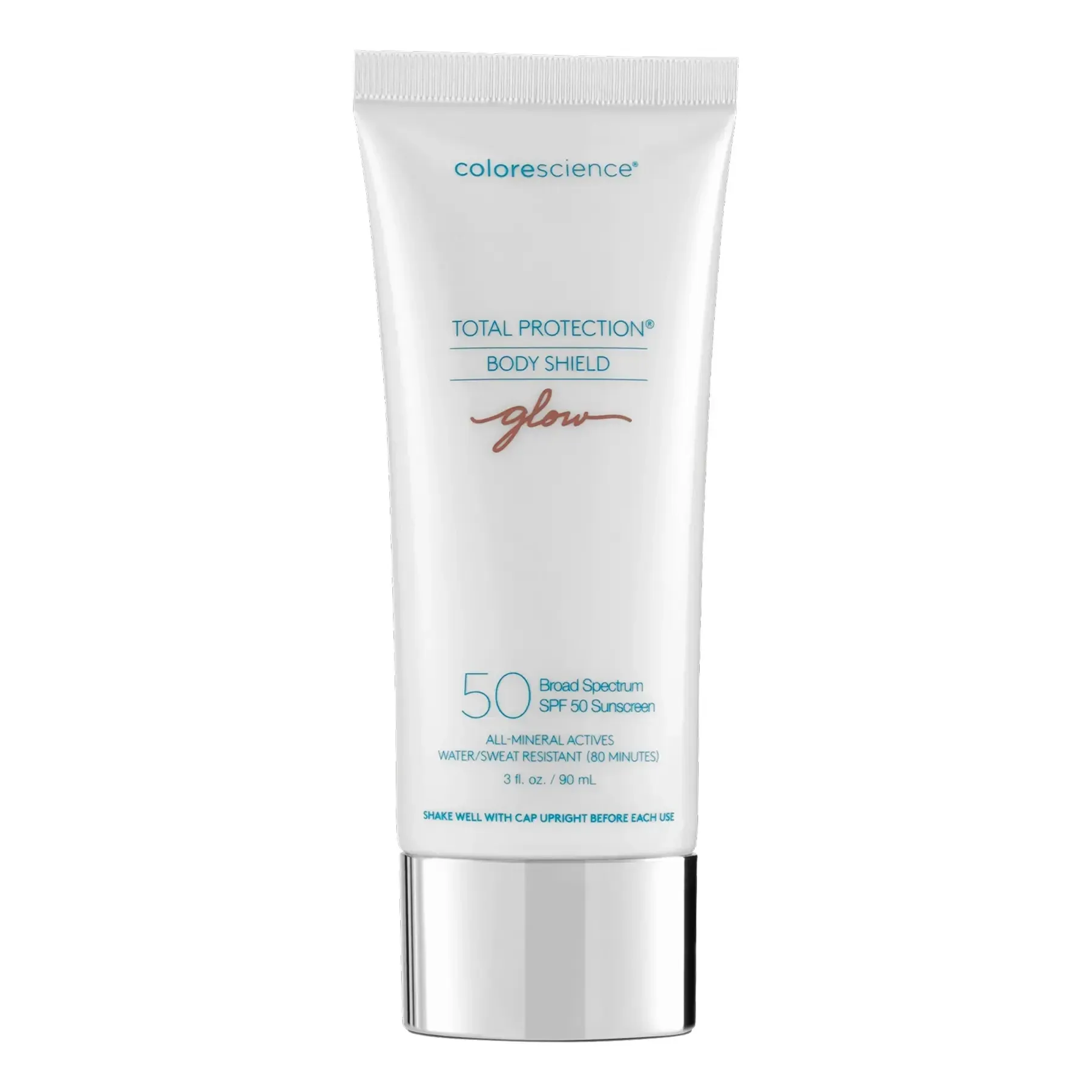 Colorescience Total Protection Body Shield Glow SPF 50 Сонцезахисний крем для тіла з ефектом сяйва SPF 50 - Фото