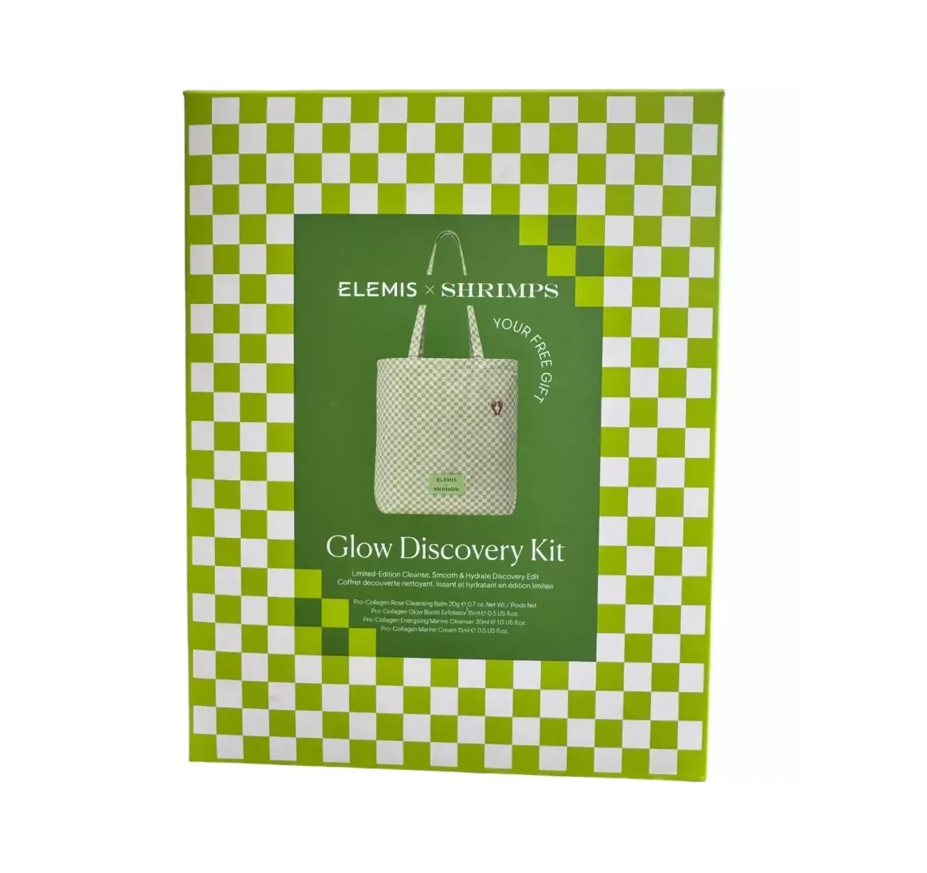 (Outlet) Elemis Shrimps Glow Discovery Kit Набір мініатюр для догляду за обличчям - Фото