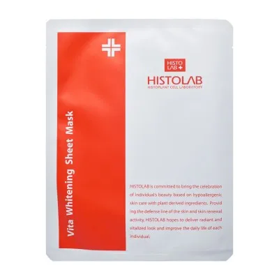 АРХІВ Histolab Vita Whitening Sheet Mask Мультивітамінна маска з освітлюючим комплексом на нетканинній основі - Фото