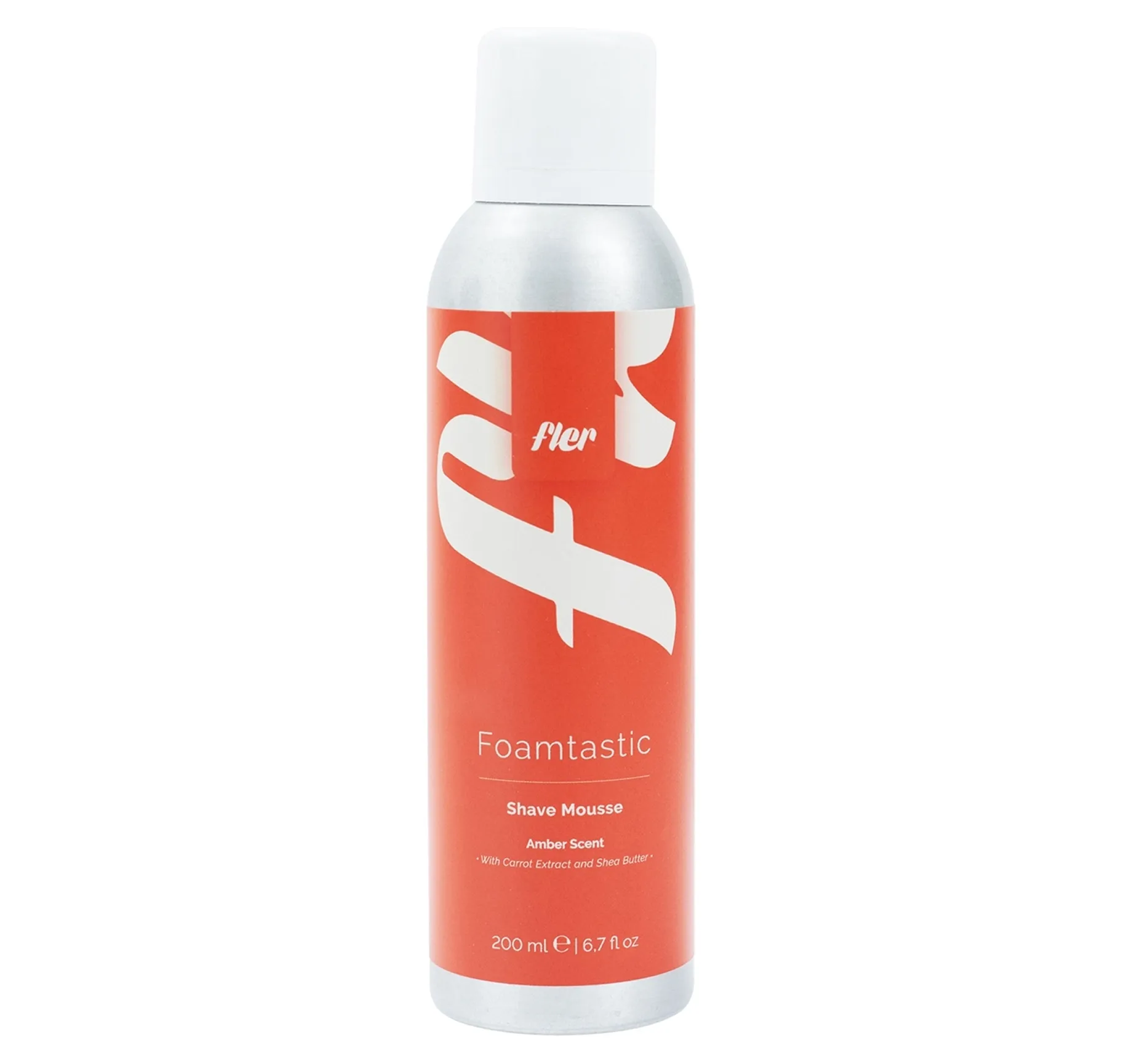 Fler Foamtastic Shave Mousee Amber Scent Мус для гоління з екстрактом моркви та олією ши - Фото
