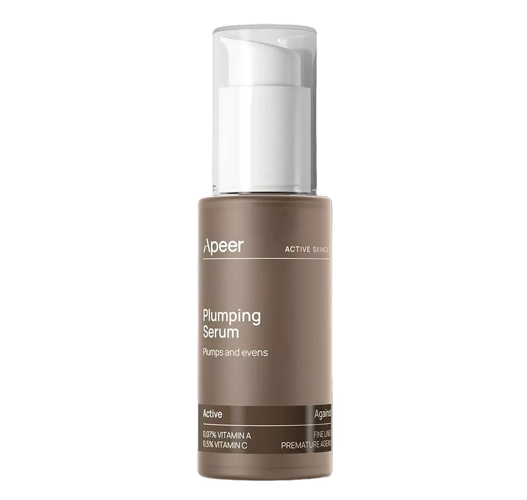 Apeer Plumping Serum Сироватка для розгладження зморшок та вирівнювання тону з вітаміном А та С - Фото