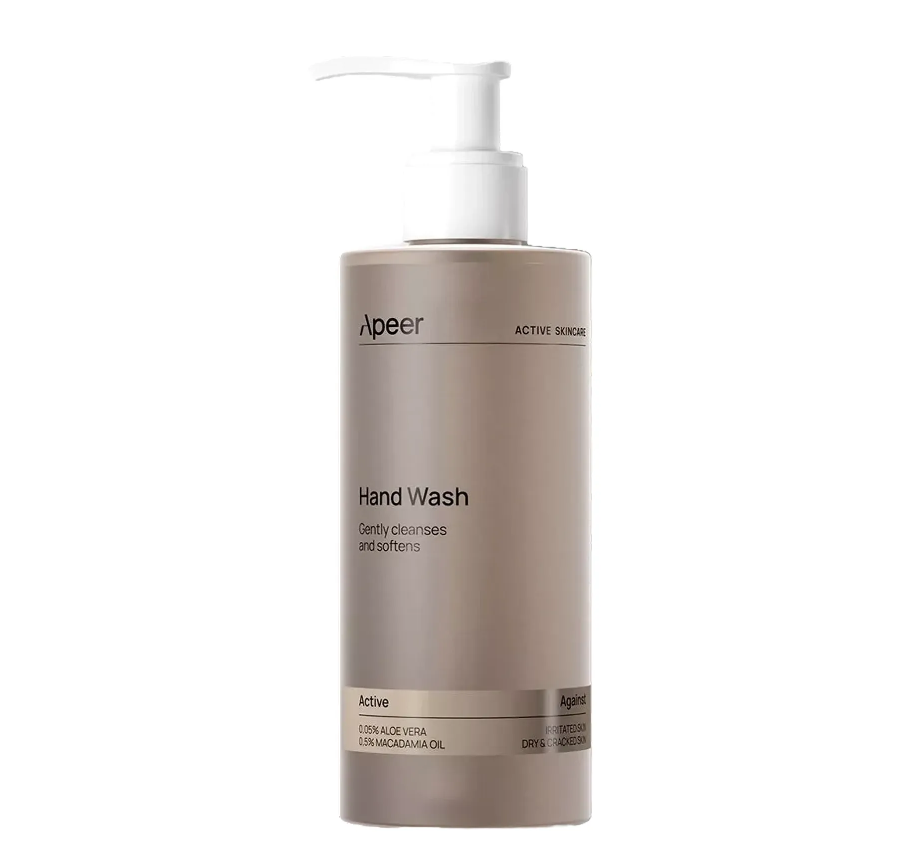Apeer Hand Wash М'який засіб для миття рук з алое вера та олією макадамії - Фото