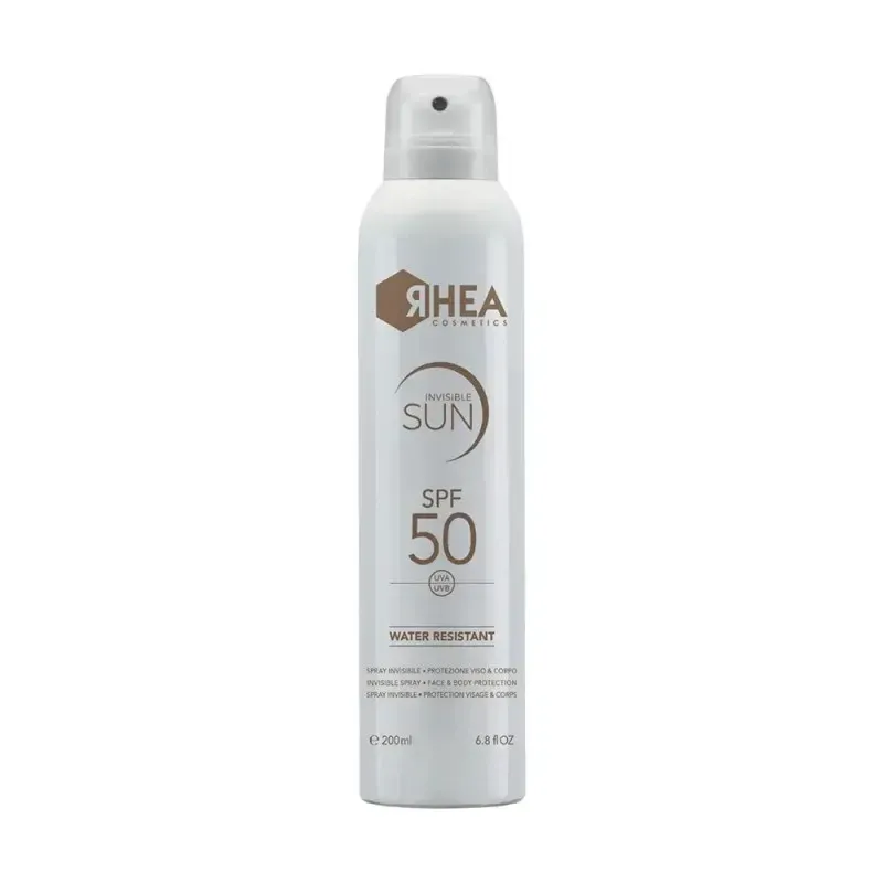 (Outlet) Rhea Cosmetics Invisible Sun SPF 50 Невидимий спрей для обличчя та тіла SPF 50 - Фото
