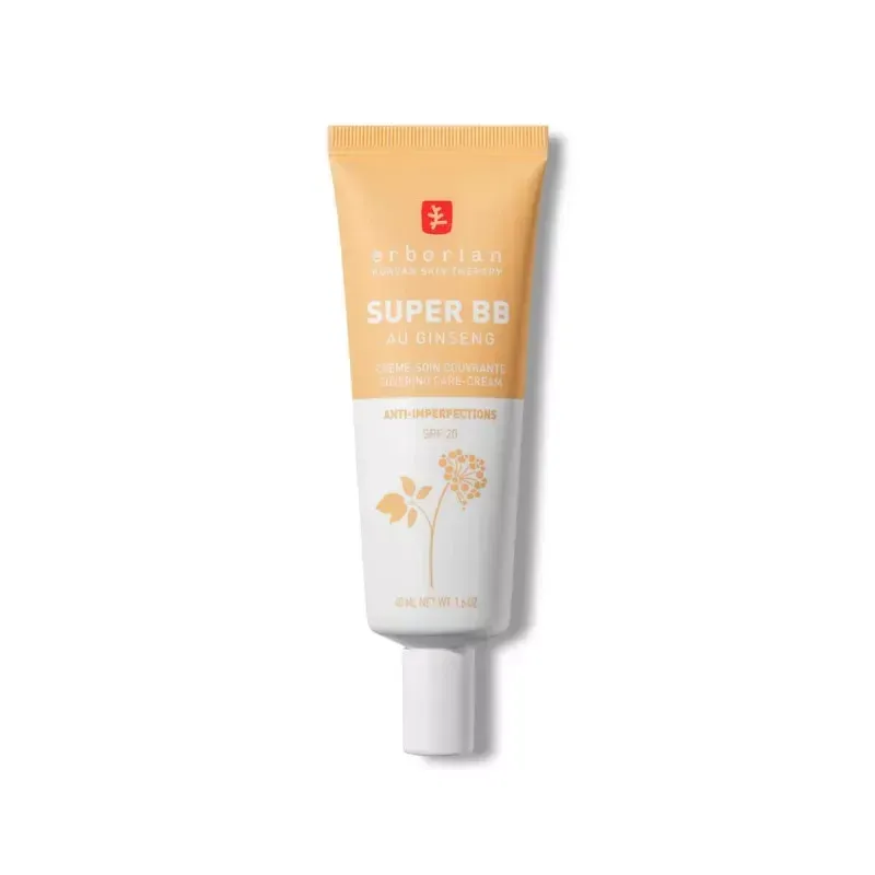 (Outlet) Erborian Super BB Cream SPF 20 BB крем для обличчя з щільним покриттям nude 40 ml - Фото