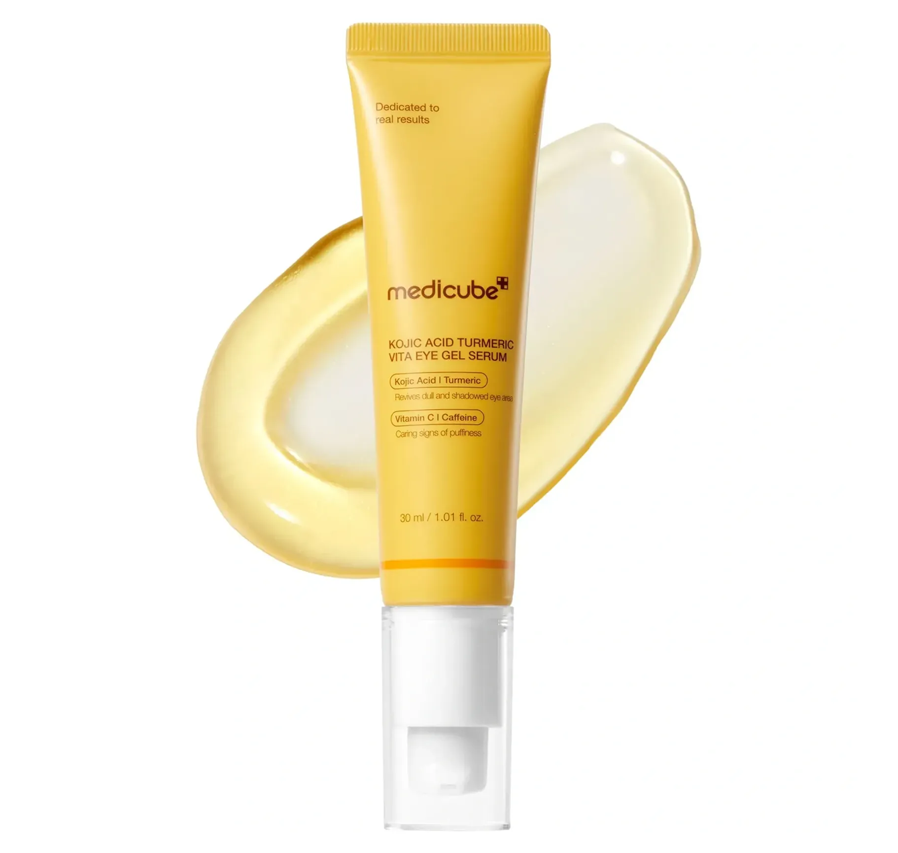 Medicube Kojic Acid Turmeric Vita Eye Gel Serum Сироватка-гель для шкіри навколо очей з койєвою кислотою та куркумою - Фото