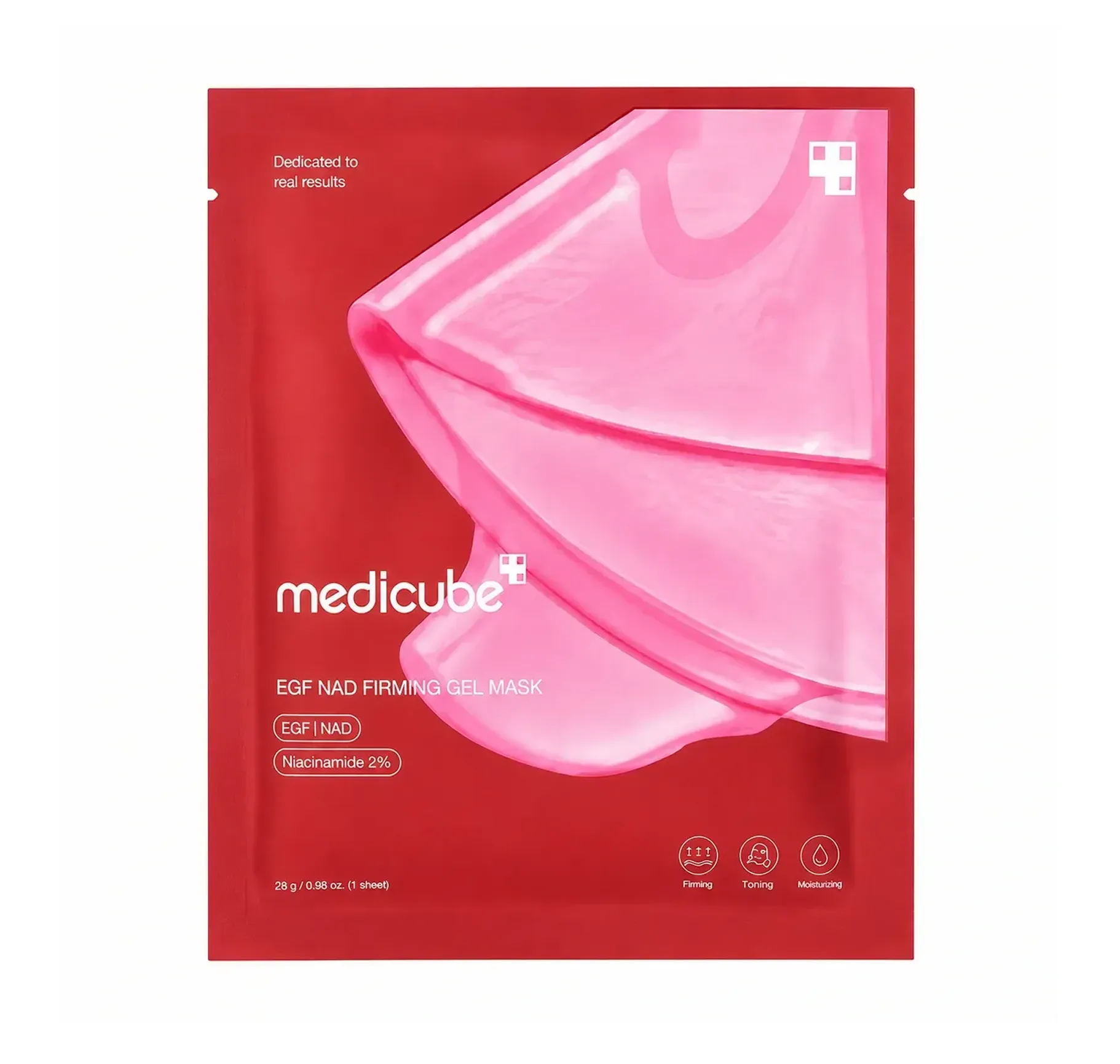 Medicube EGF Nad Firming Gel Mask Зміцнювальна гелева маска для шкіри обличчя з EGF та NAD - Фото