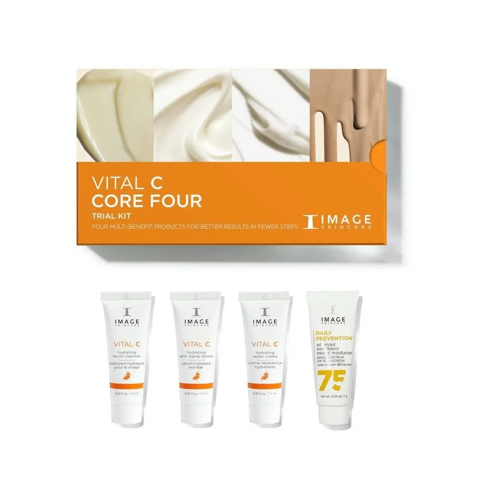 (Outlet) Image Skincare Vital C Four Core Trial Kit Набір мініатюр з вітаміном С Vіtal C + SPF 75 - Фото