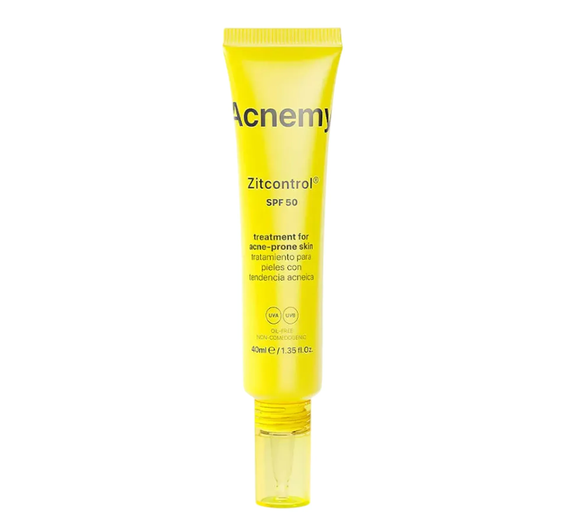 (Outlet) Acnemy Zitcontrol SPF 50 Сонцезахисний крем для проблемної шкіри - Фото