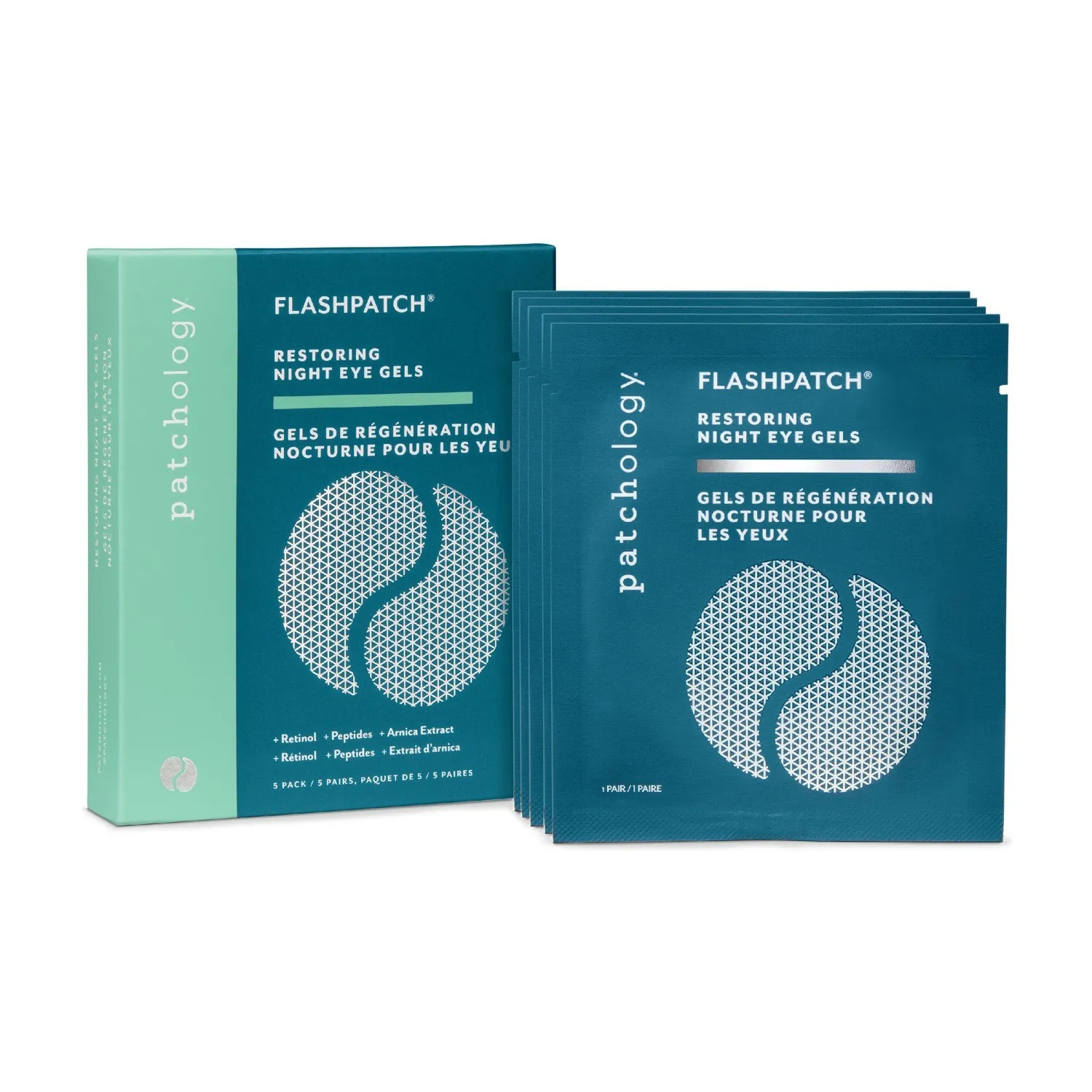 (Outlet) Patchology FlashPatch Restoring Night Eye Gels Нічні відновлюючі патчі - Фото