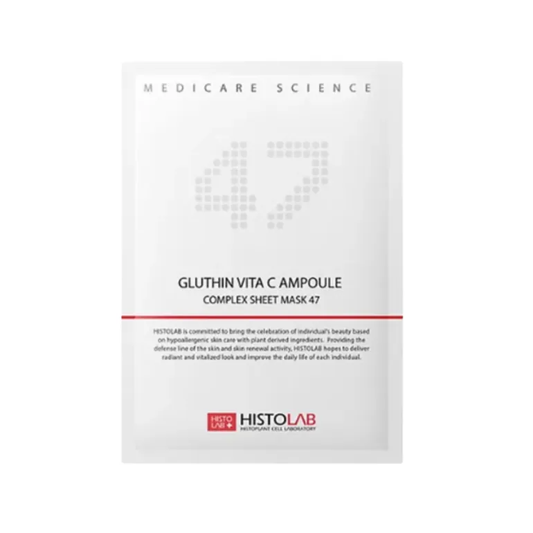 (Outlet) Histolab Gluthin Vita C Ampoule Complex Sheet Mask Освітлювальна маска з вітаміном С на нетканинній основі - Фото