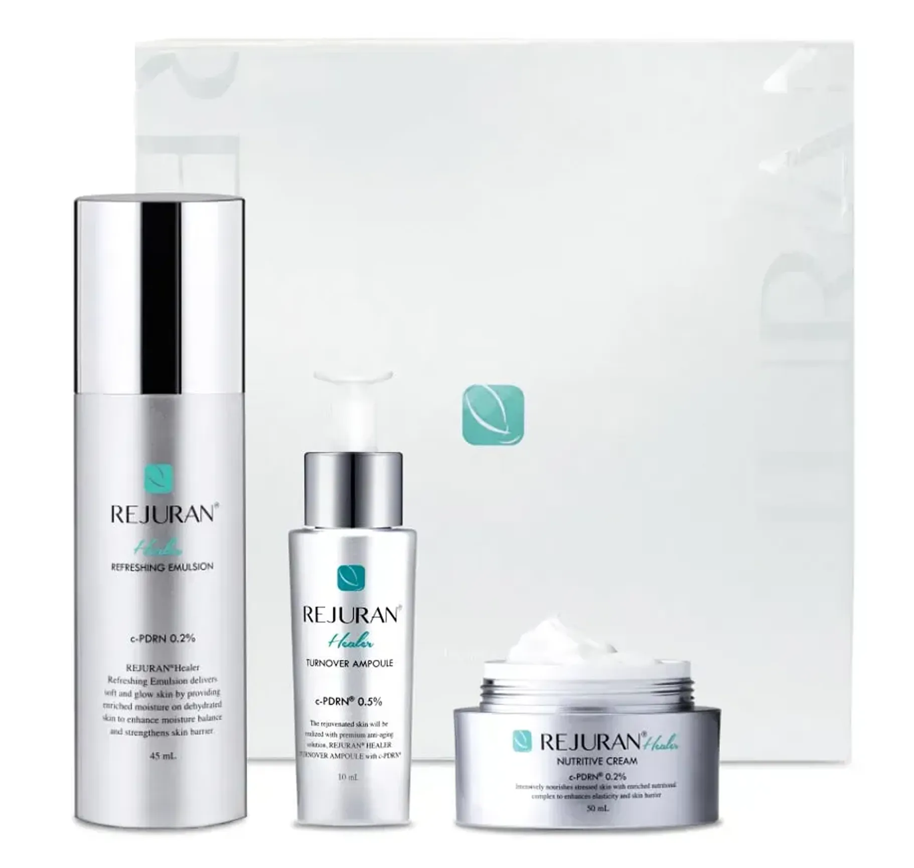 Rejuran Healer Glow-Up Skincare Set Набір для догляду та сяйва шкіри - Фото