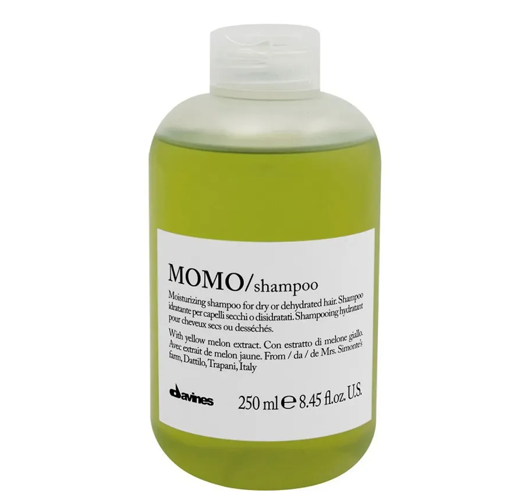 Davines Momo Shampoo Зволожувальний шампунь для сухого та зневодненого волосся - Фото