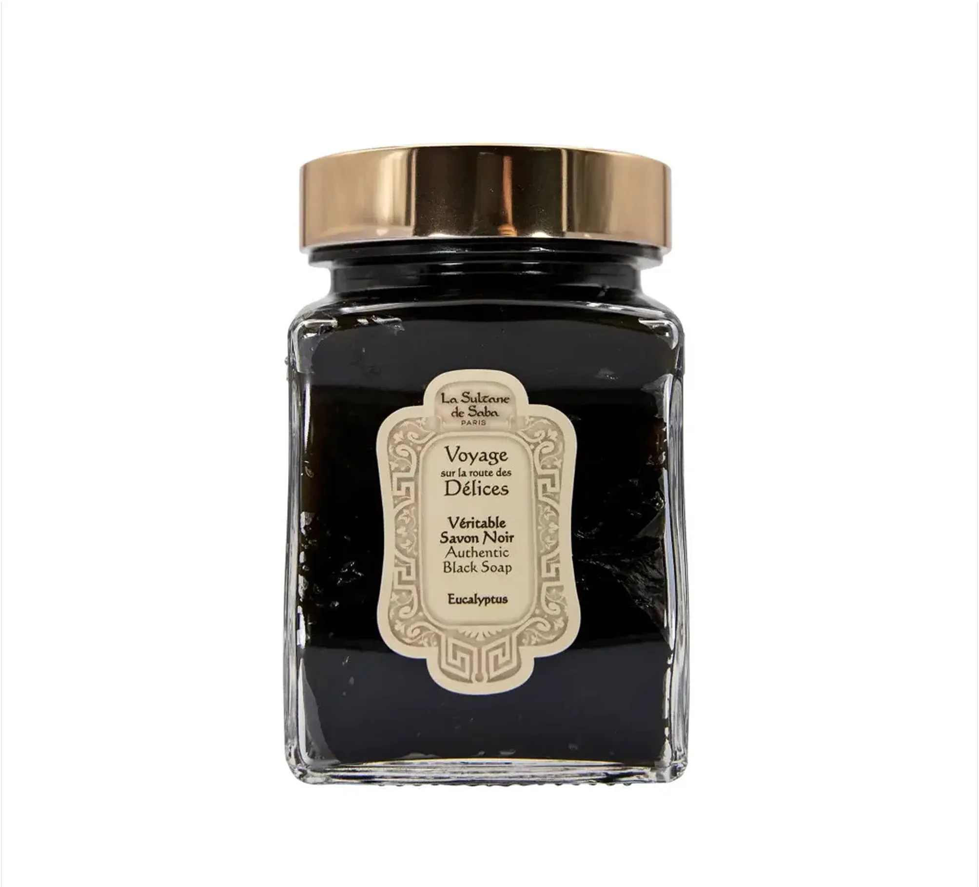 La Sultane De Saba D&eacute;lices Authentic Black Soap Eucalyptus Чорне мило з евкаліптом та протизапальним ефектом - Фото