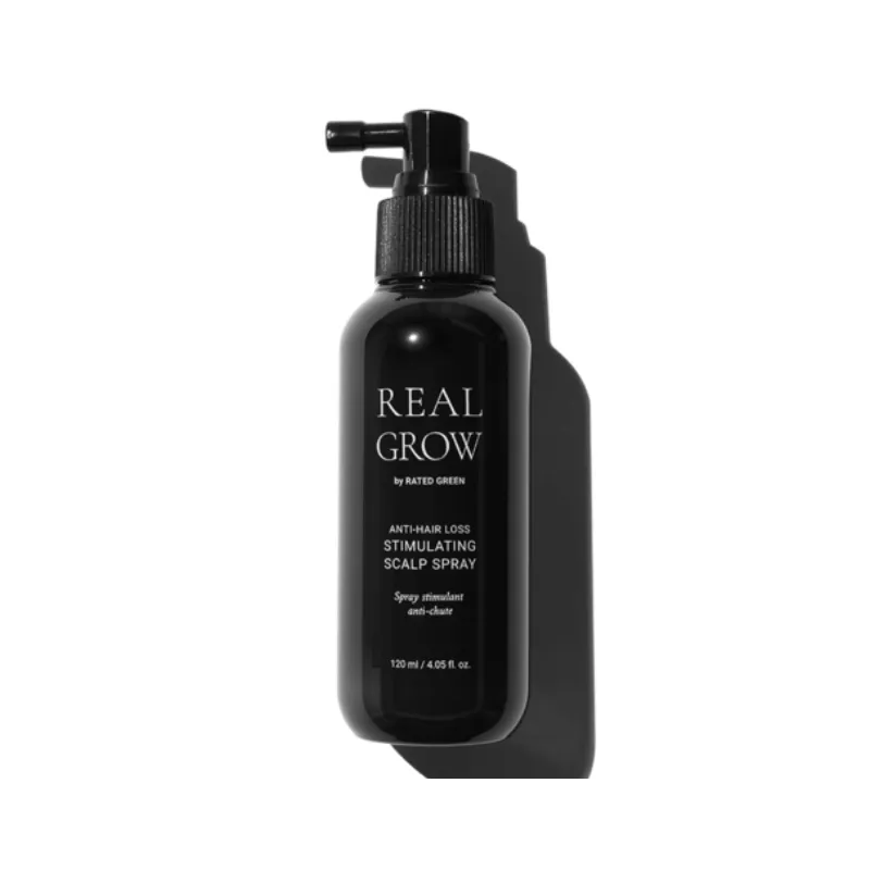 Rated Green Real Grow Anti Hair Loss Stimulating Scalp Spray Відновлюючий спрей від випадіння волосся - Фото