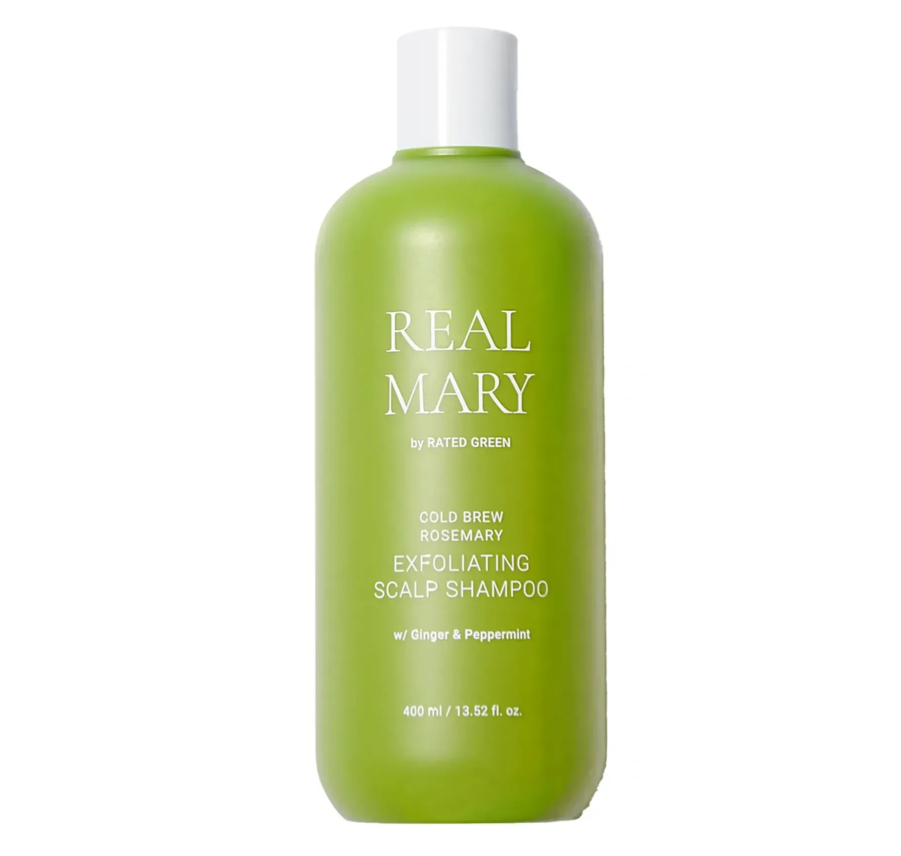 Rated Green Real Mary Cold Brew Rosemary Exfoliating Scalp Shampoo Глибокоочищуючий шампунь з екстрактом імбиру - Фото
