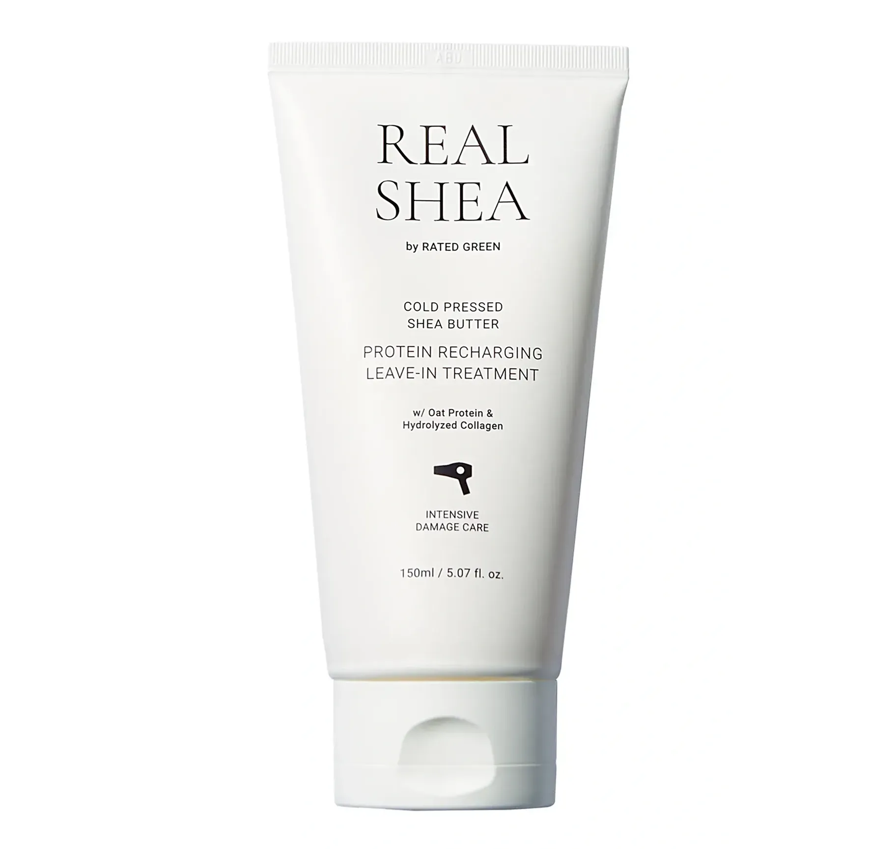 Rated Green Real Shea Cold Pressed Shea Butter Leave-In-Treatment Незмивний термозахисний відновлюючий крем для волосся - Фото