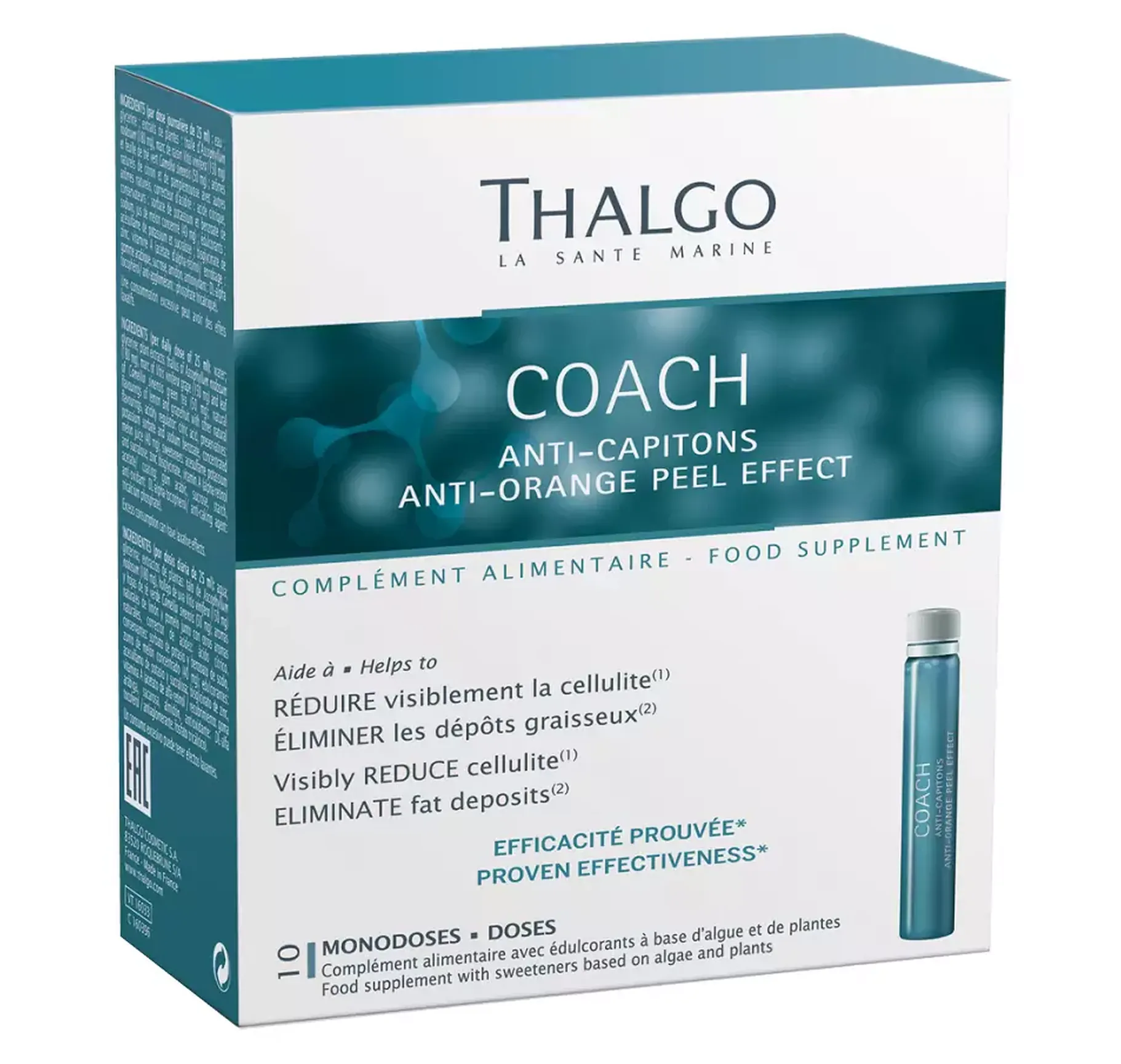 Thalgo Coach Anti-orange Peel Effect Ампули з антицелюлітним ефектом - Фото