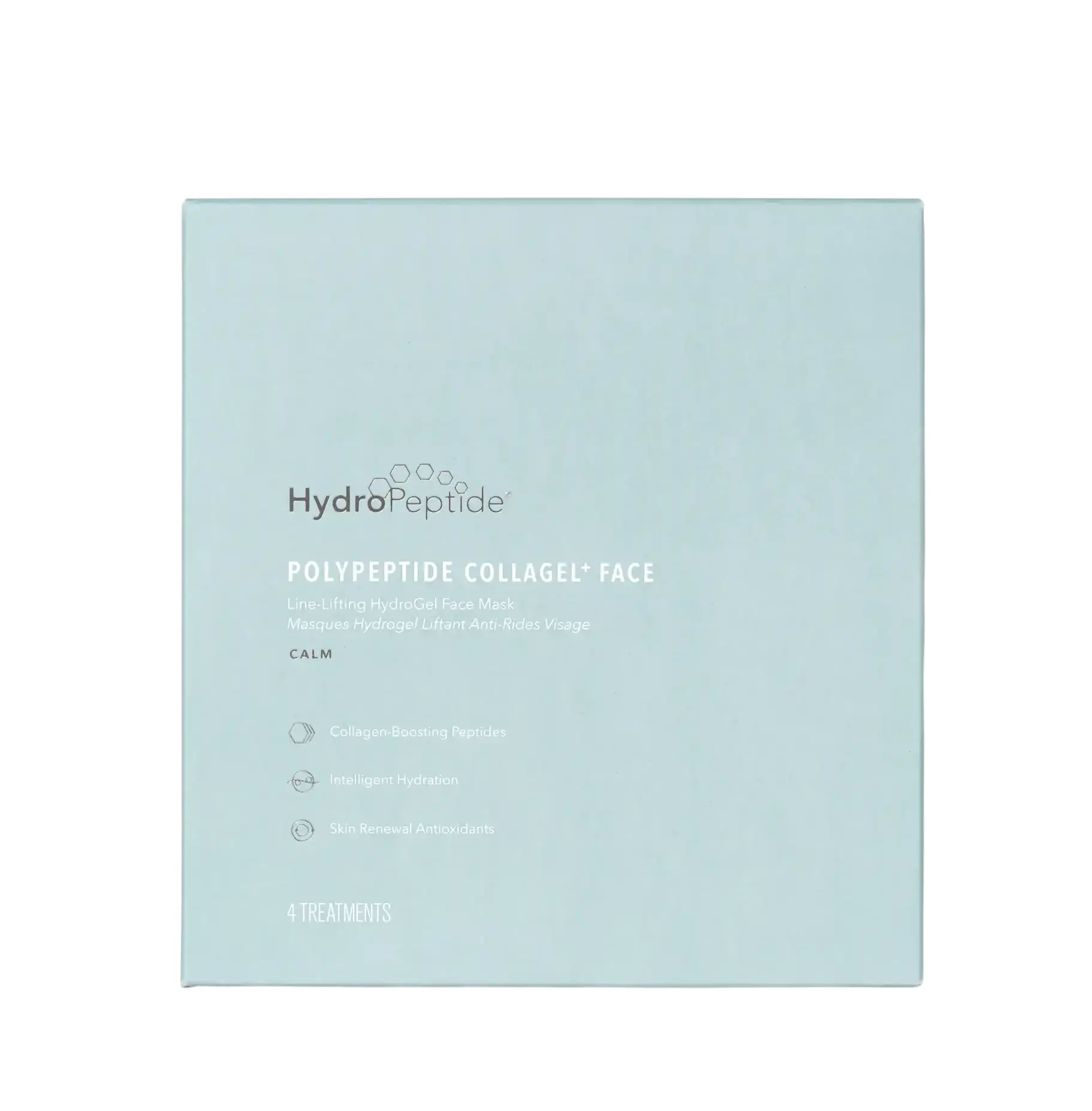 HydroPeptide Polypeptide Collagel Mask for Face 4 Pack Гідрогелева маска для обличчя - Фото
