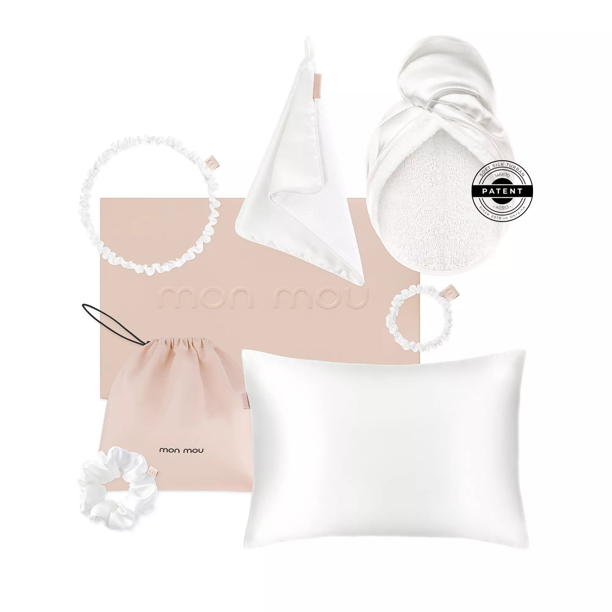 АРХІВ Mon Mou Soft Silk Set White Подарунковий набір Білий - Фото