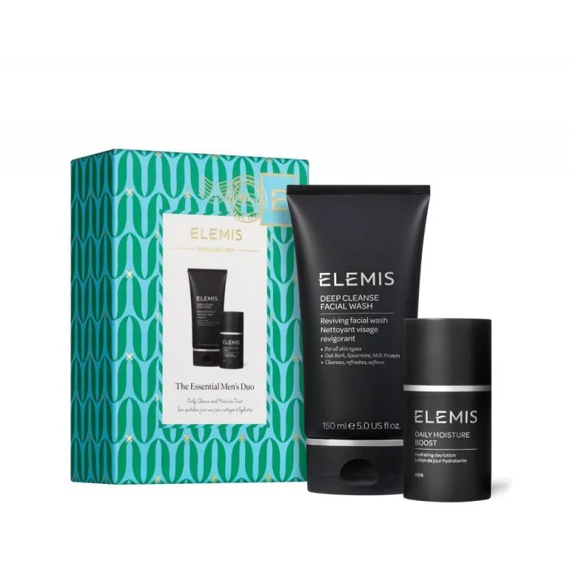 Elemis Kit: The Essential Men&rsquo;s Duo Дует для чоловіків для щоденного очищення та зволоження обличчя - Фото