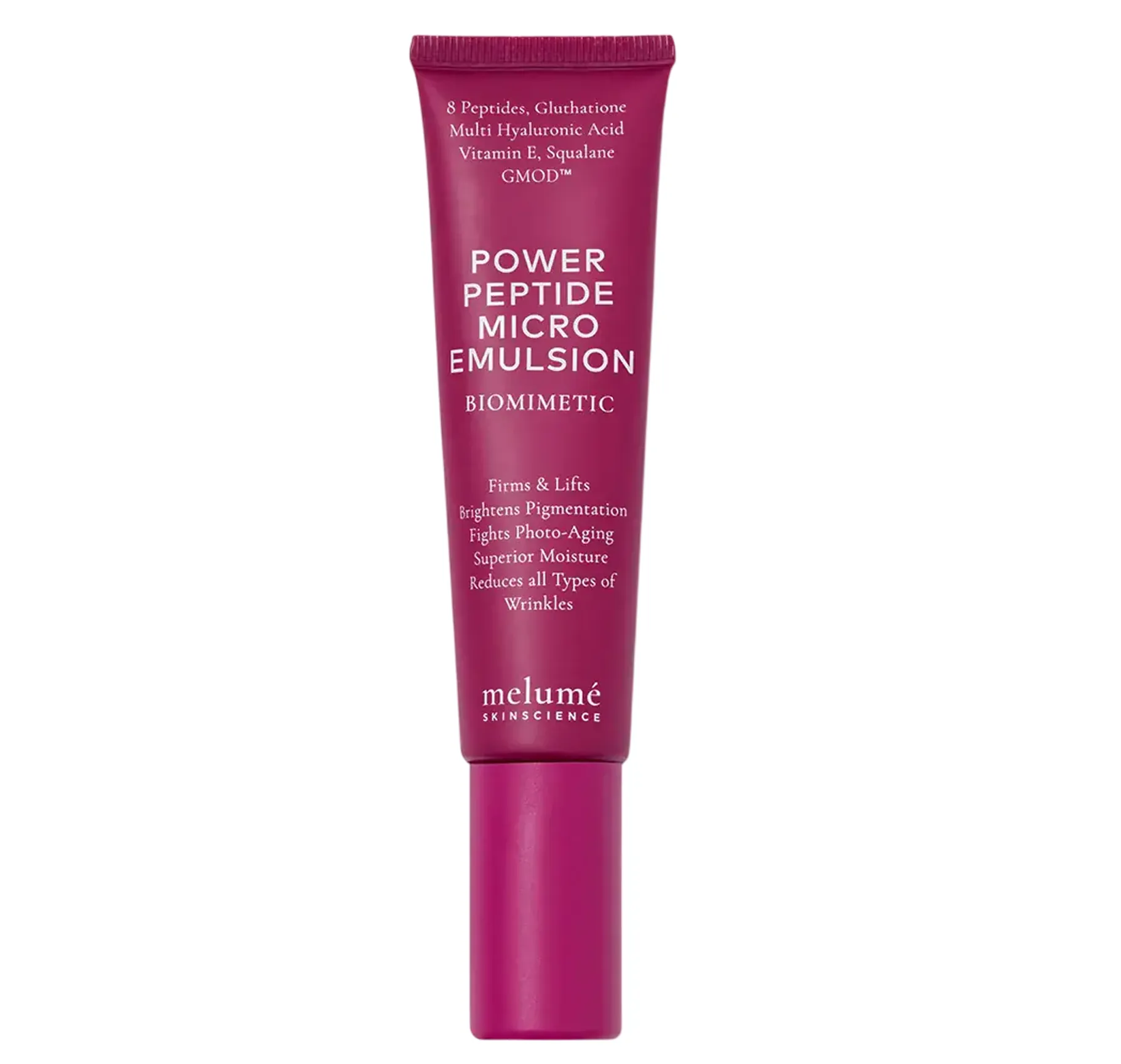 Melume Power Peptide Micro Emulsion Пептидна крем-емульсія для зволоження та омолодження - Фото