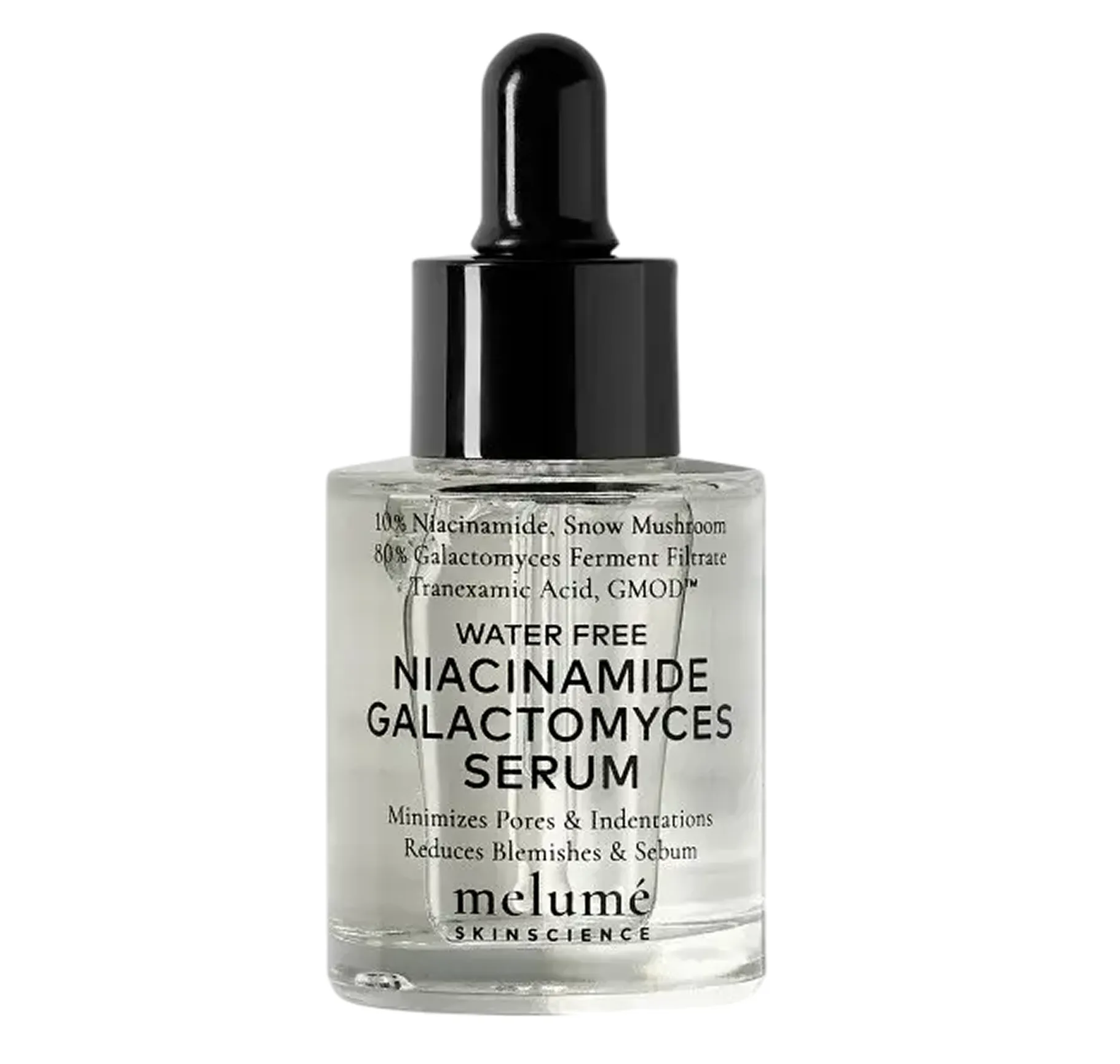 Melume Water-free Galactomyces Niacinamide Serum Протизапальна сироватка з 10% ніацинаміду - Фото