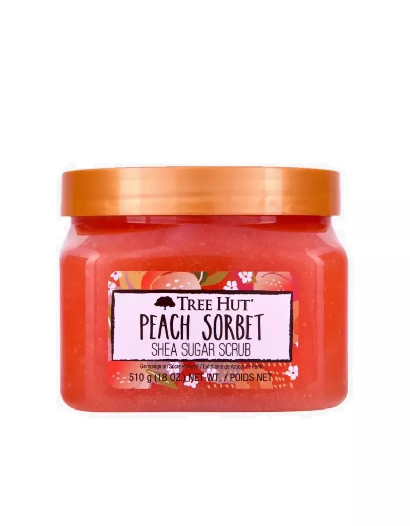 Tree Hut Peach Sorbet Sugar Scrub Цукровий скраб для тіла з ароматом персикового сорбету - Фото