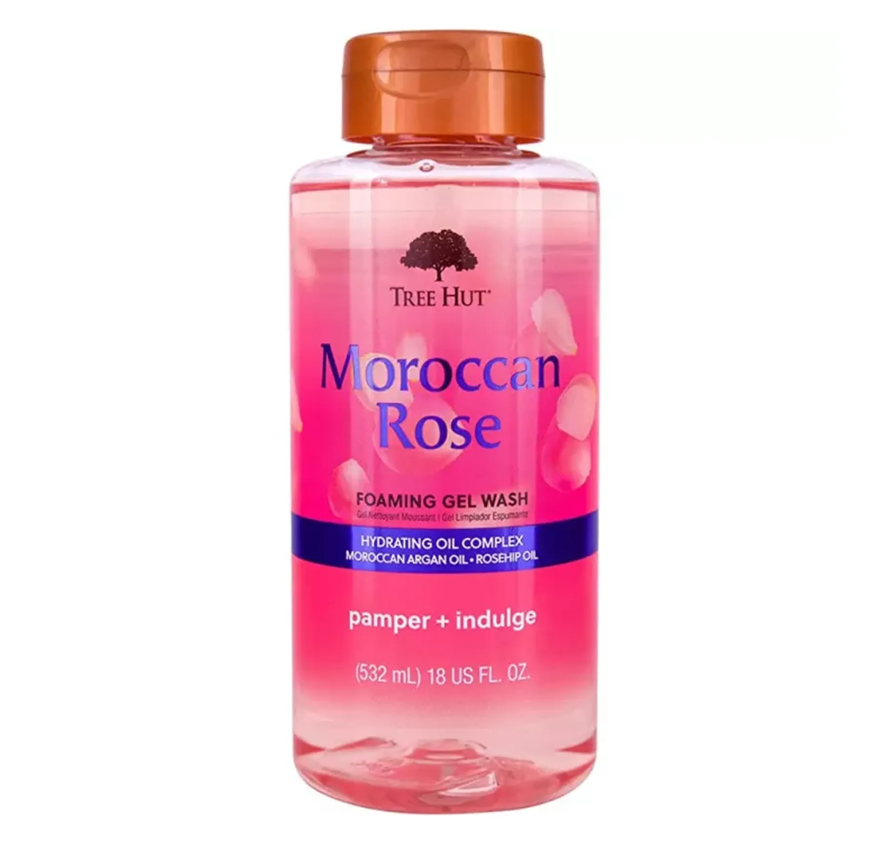 Tree Hut Moroccan Rose Foaming Gel Wash Гель для душу з ароматом марроканської троянди - Фото