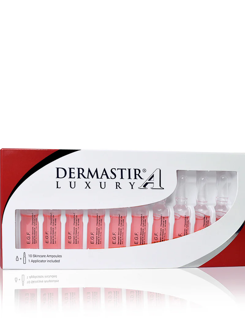Dermastir EGF Oligo Peptide-1 Skincare Ampoules Ампули для шкіри обличчя та шиї з антивіковим ефектом - Фото