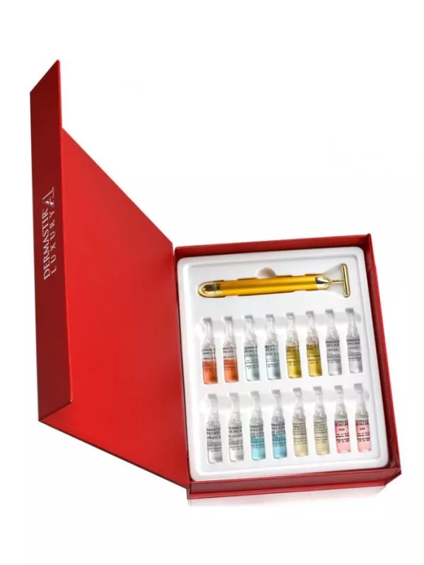 Dermastir Starter Kit Набір ампул з приладом з мікрострумами - Фото